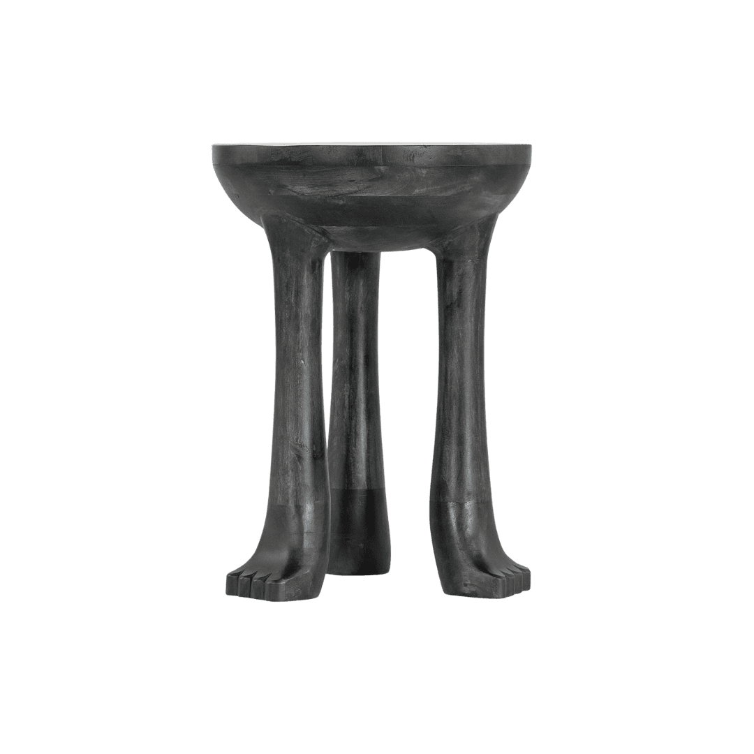 black leg side table