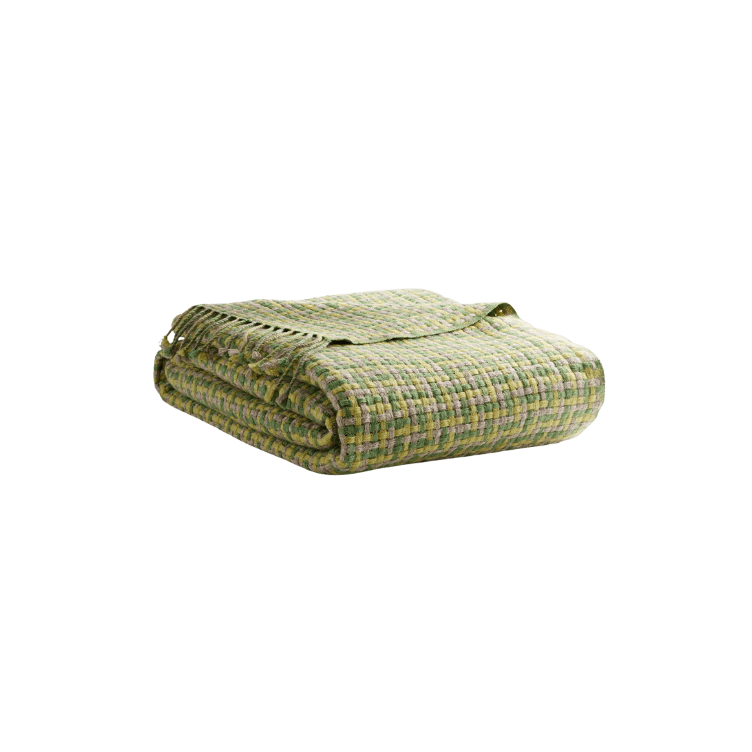 Green wool quilt Blu Dot