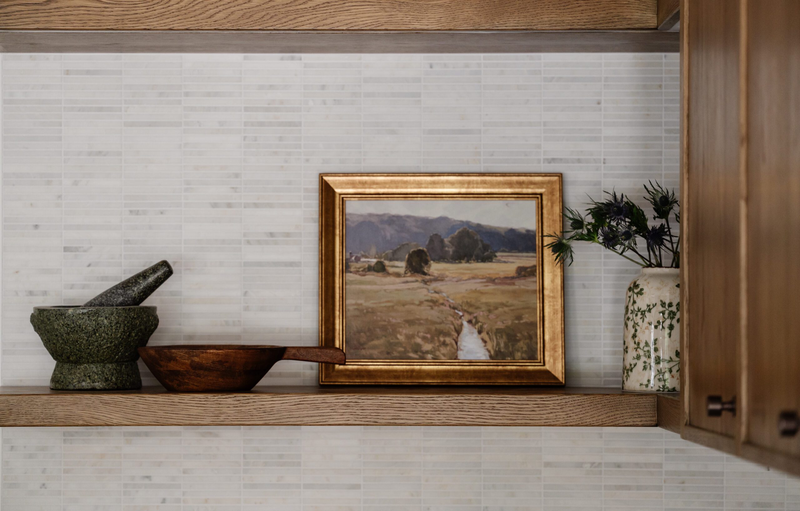 Open shelving artwork details