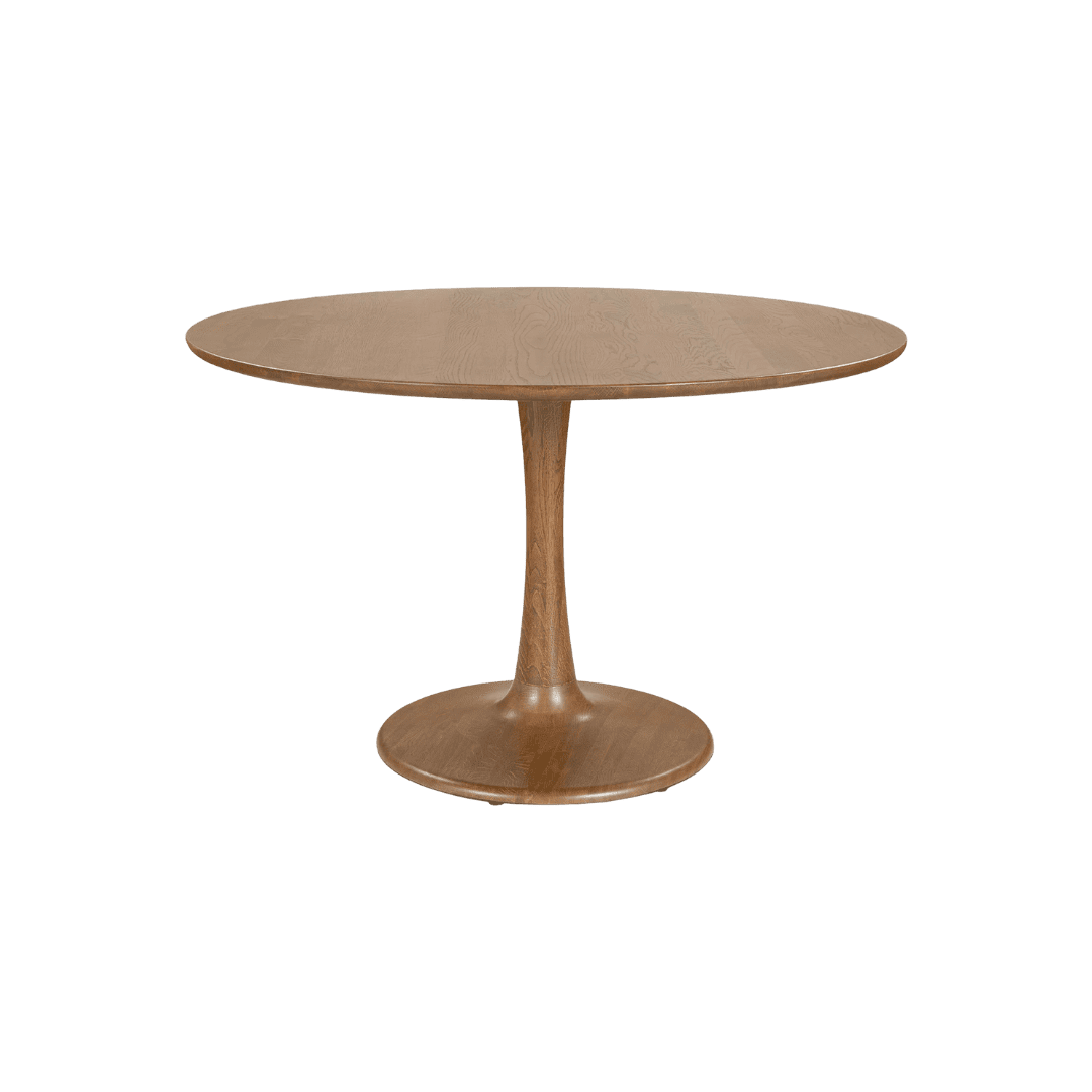 Wooden circular dining table