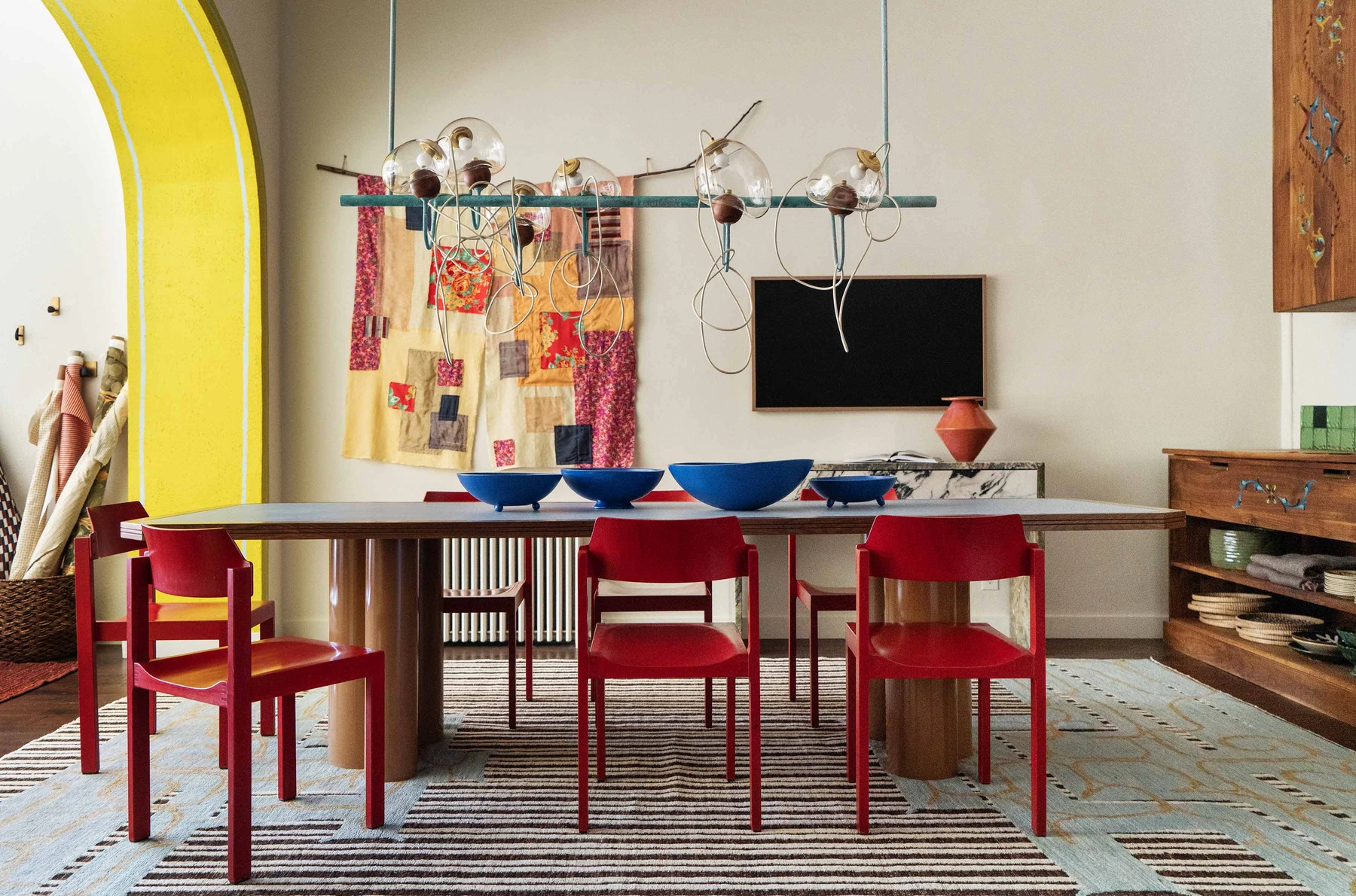 Prospect Refuge Minneapolis colorful dining room