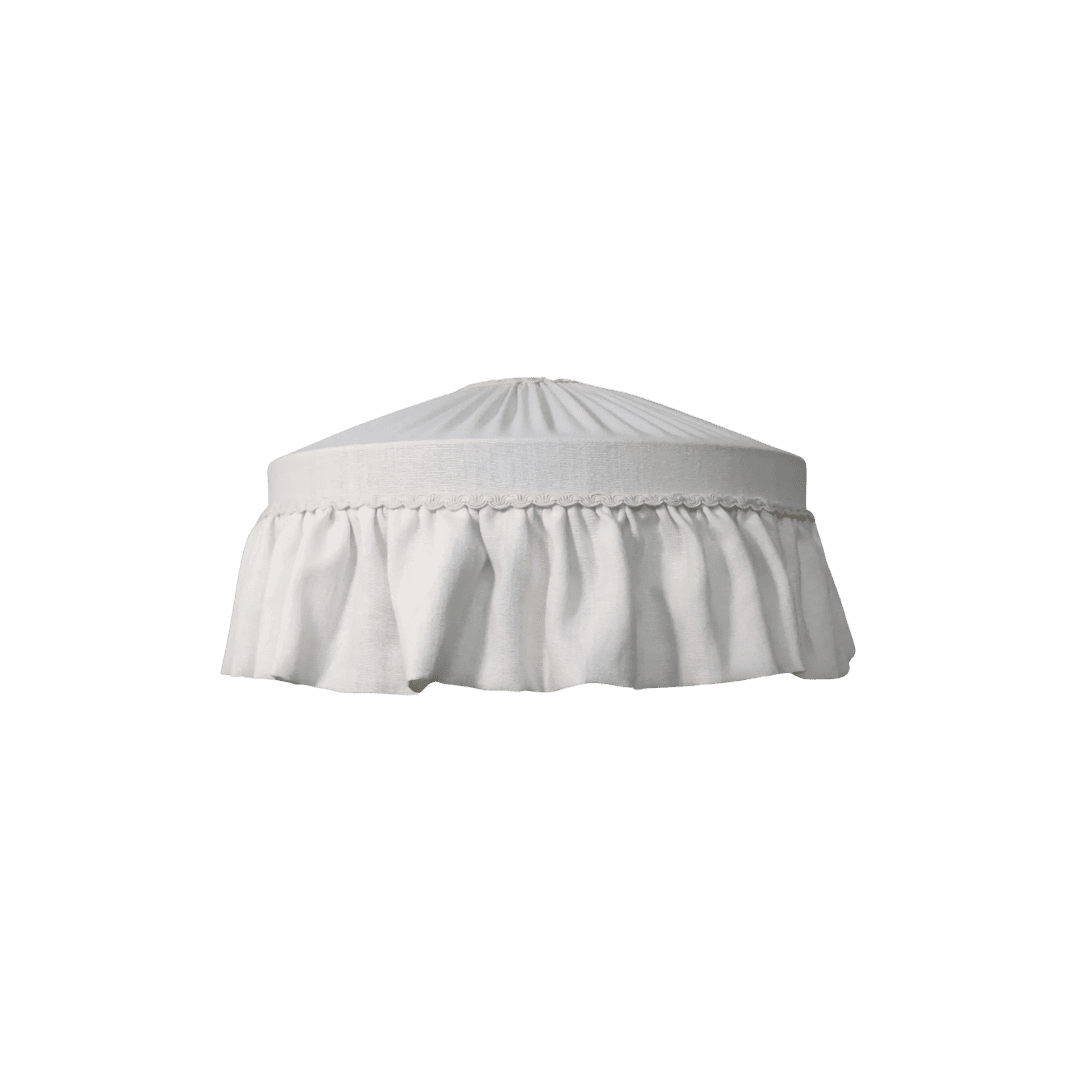 White ceiling light fixture