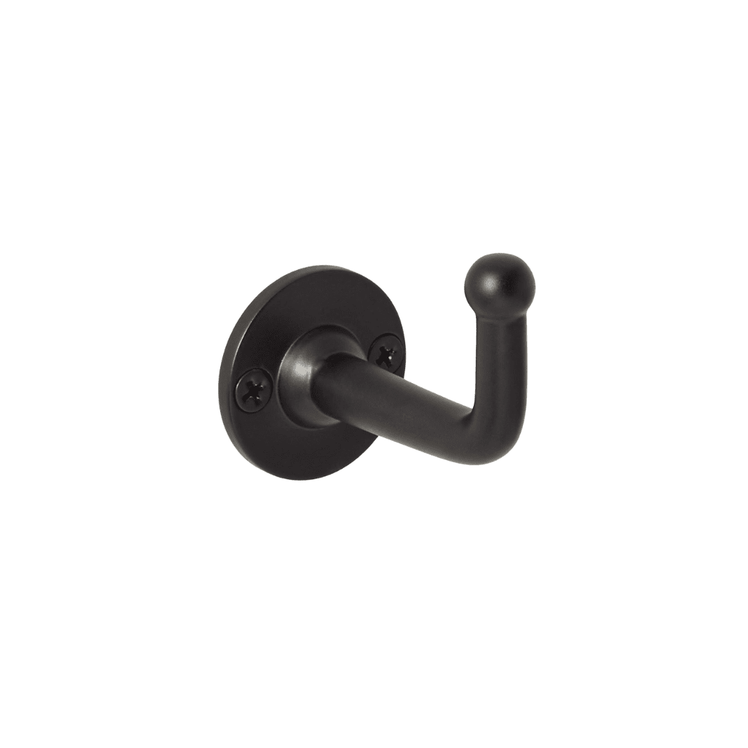 Black wall hook