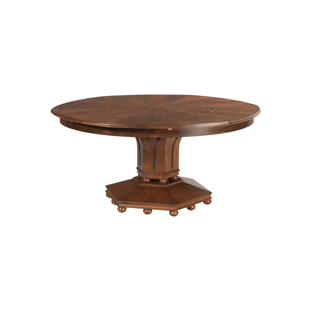 Walnut french country dining table