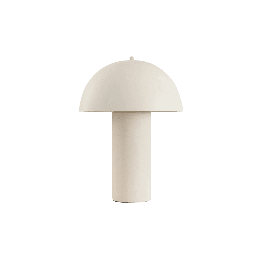 Ceramic white table lamp