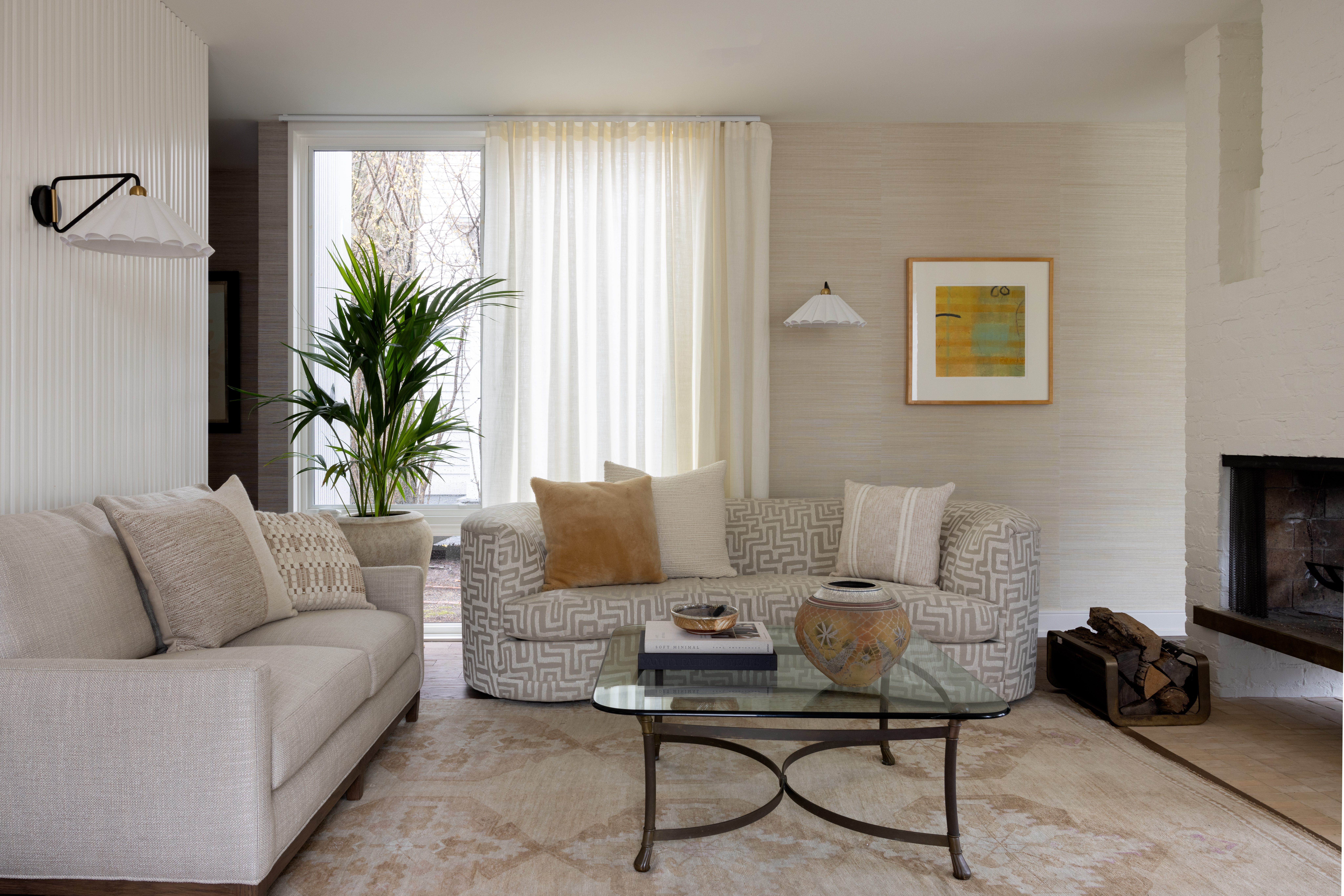 Mid-century modern living room