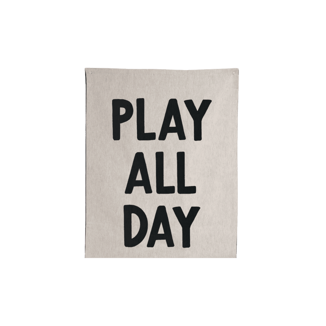 Play all day banner