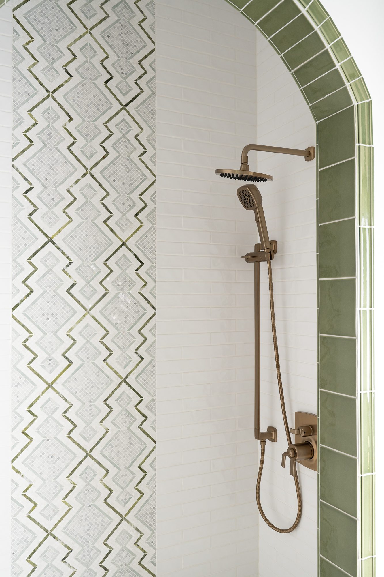 Modern traditional bathroom design