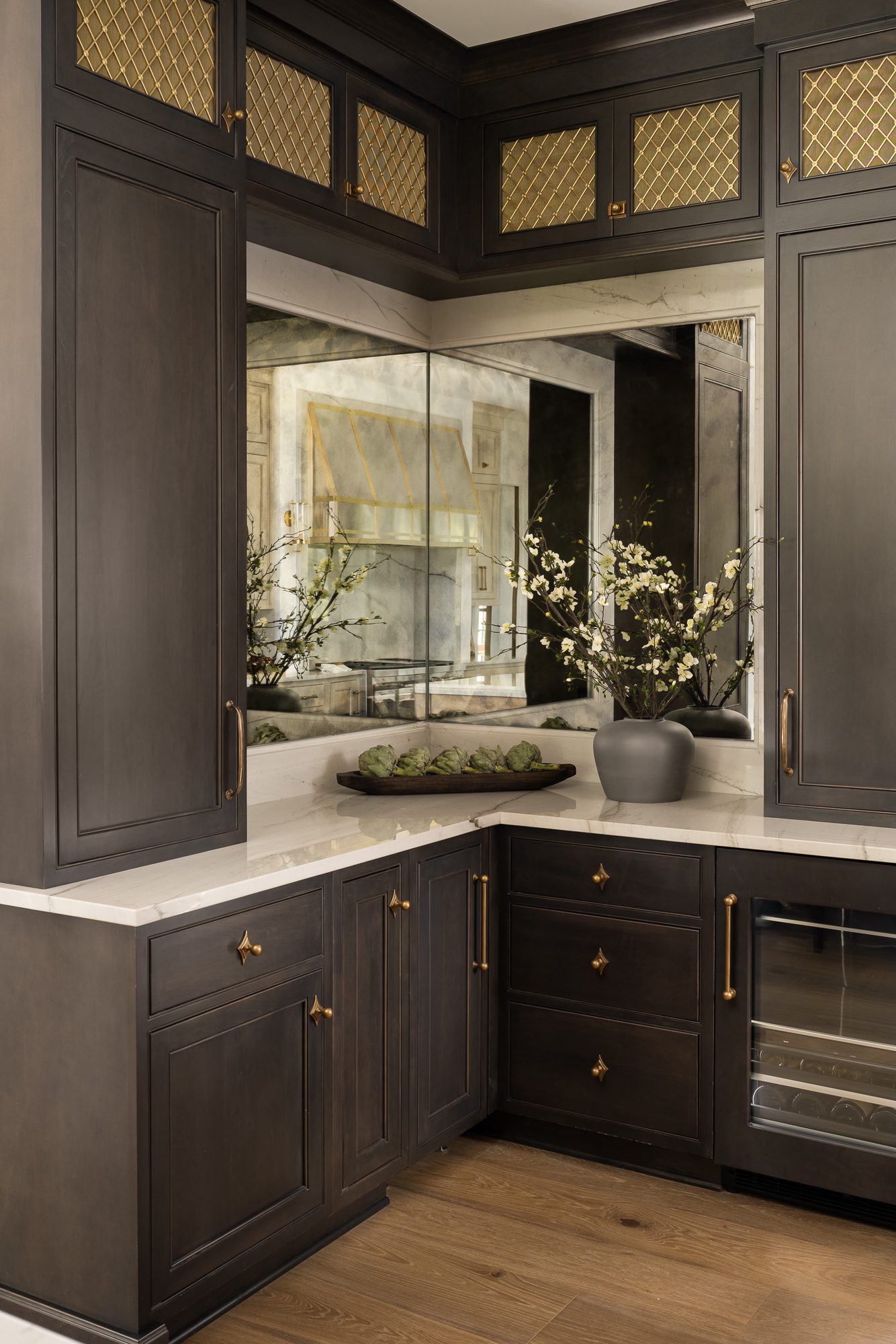 Modern traditional pantry design