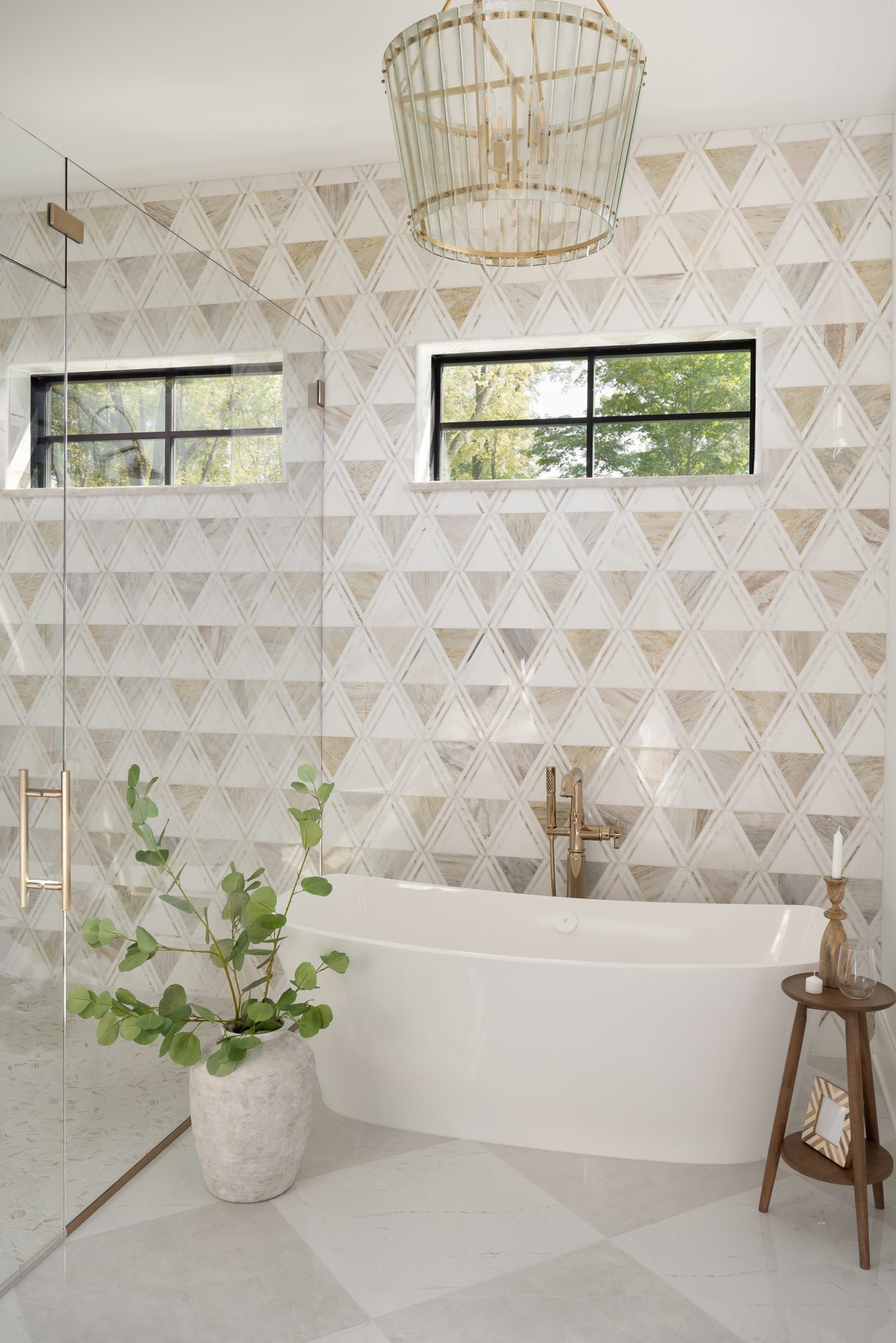 Modern traditional bathroom design