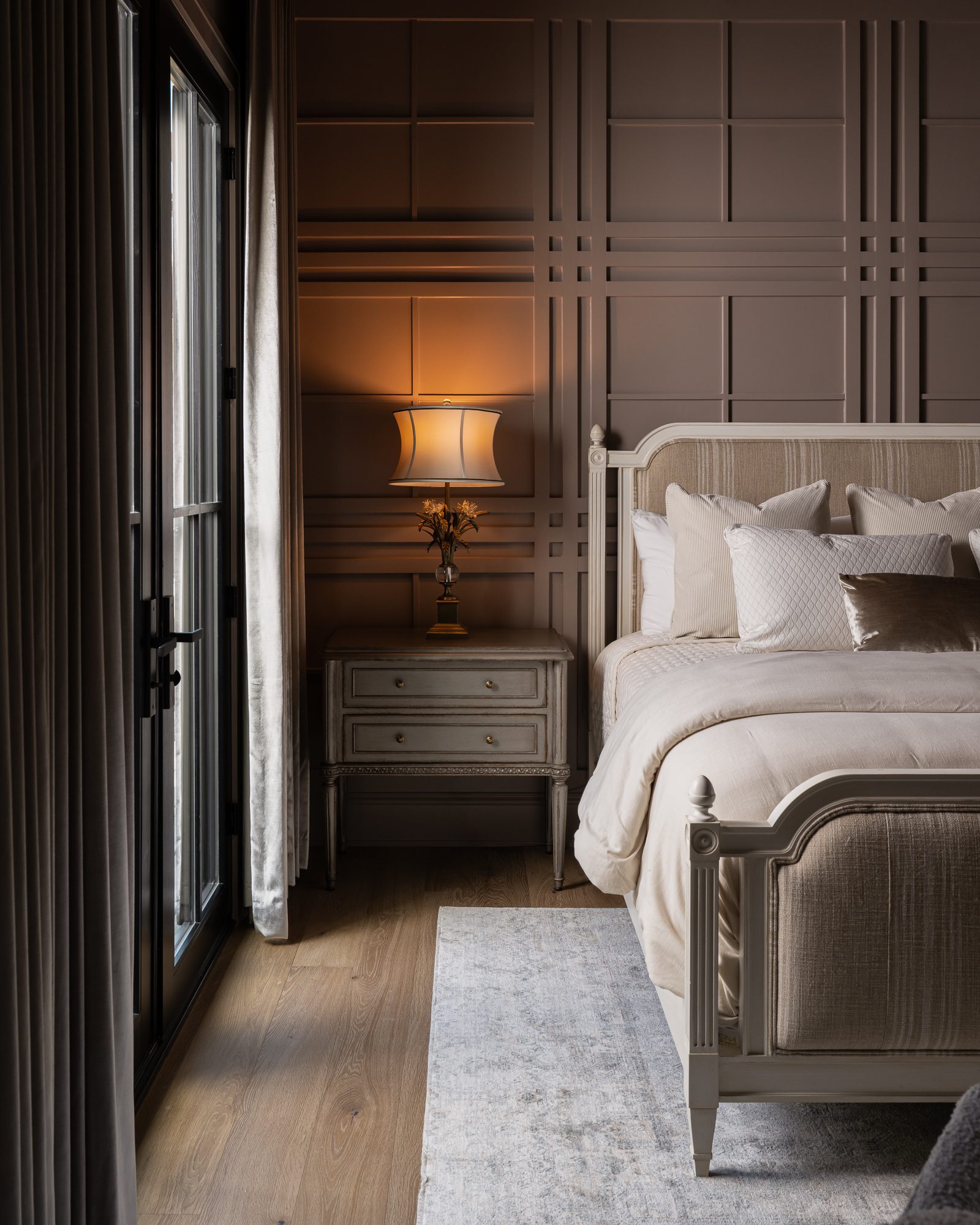 Modern traditional bedroom design