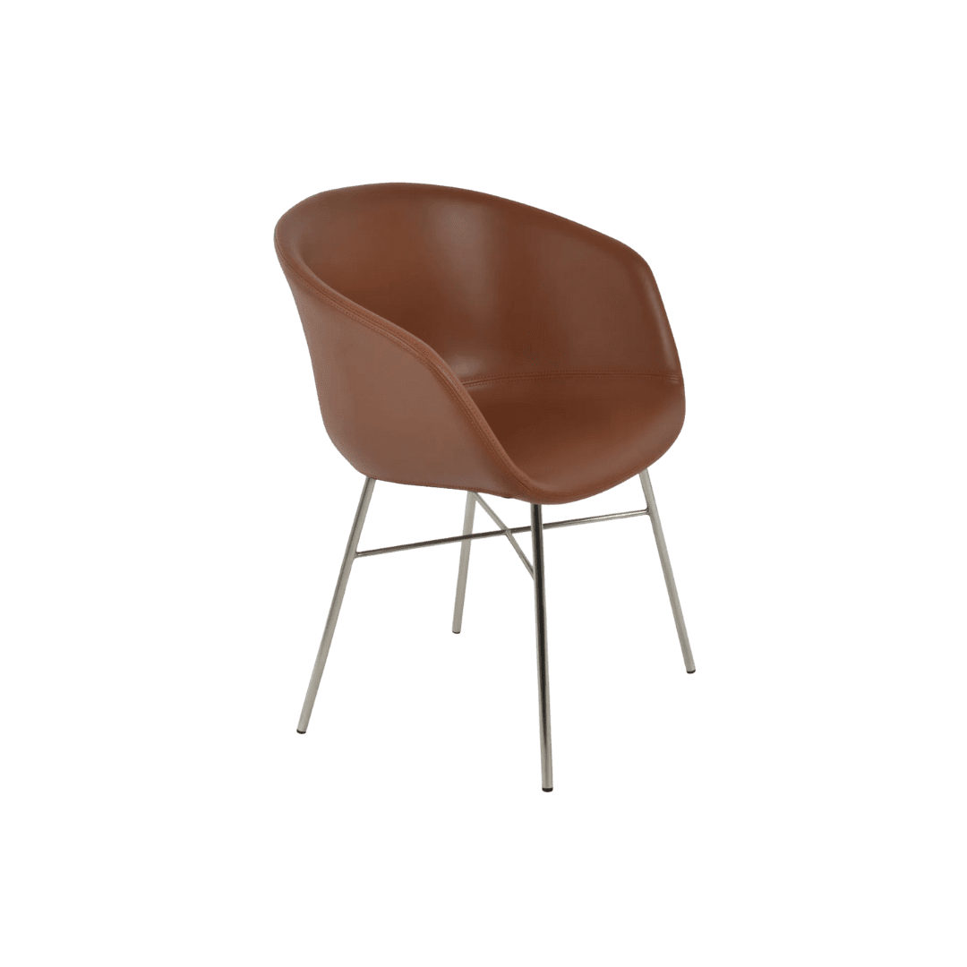 Leather dining chair