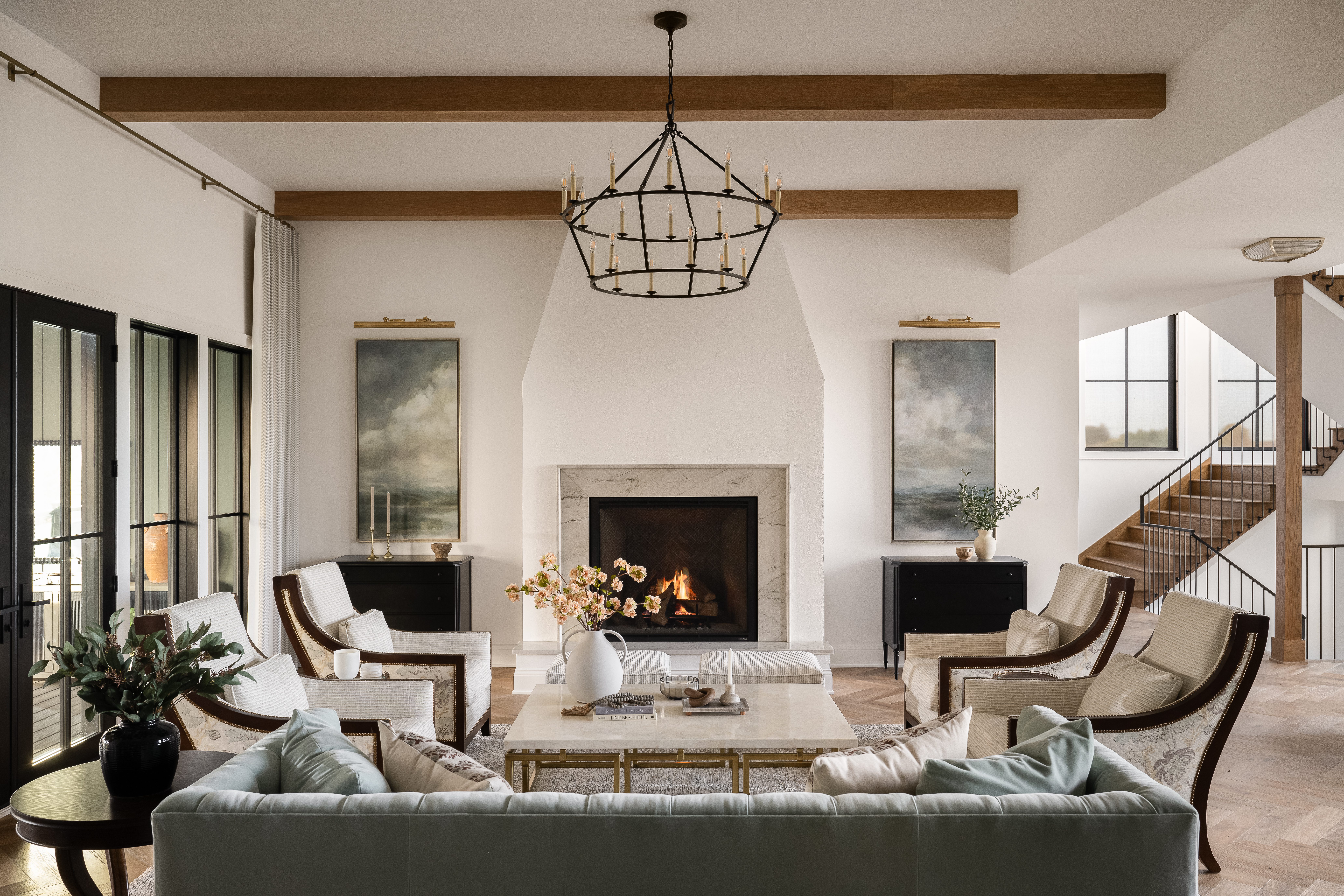 Modern traditional sitting room