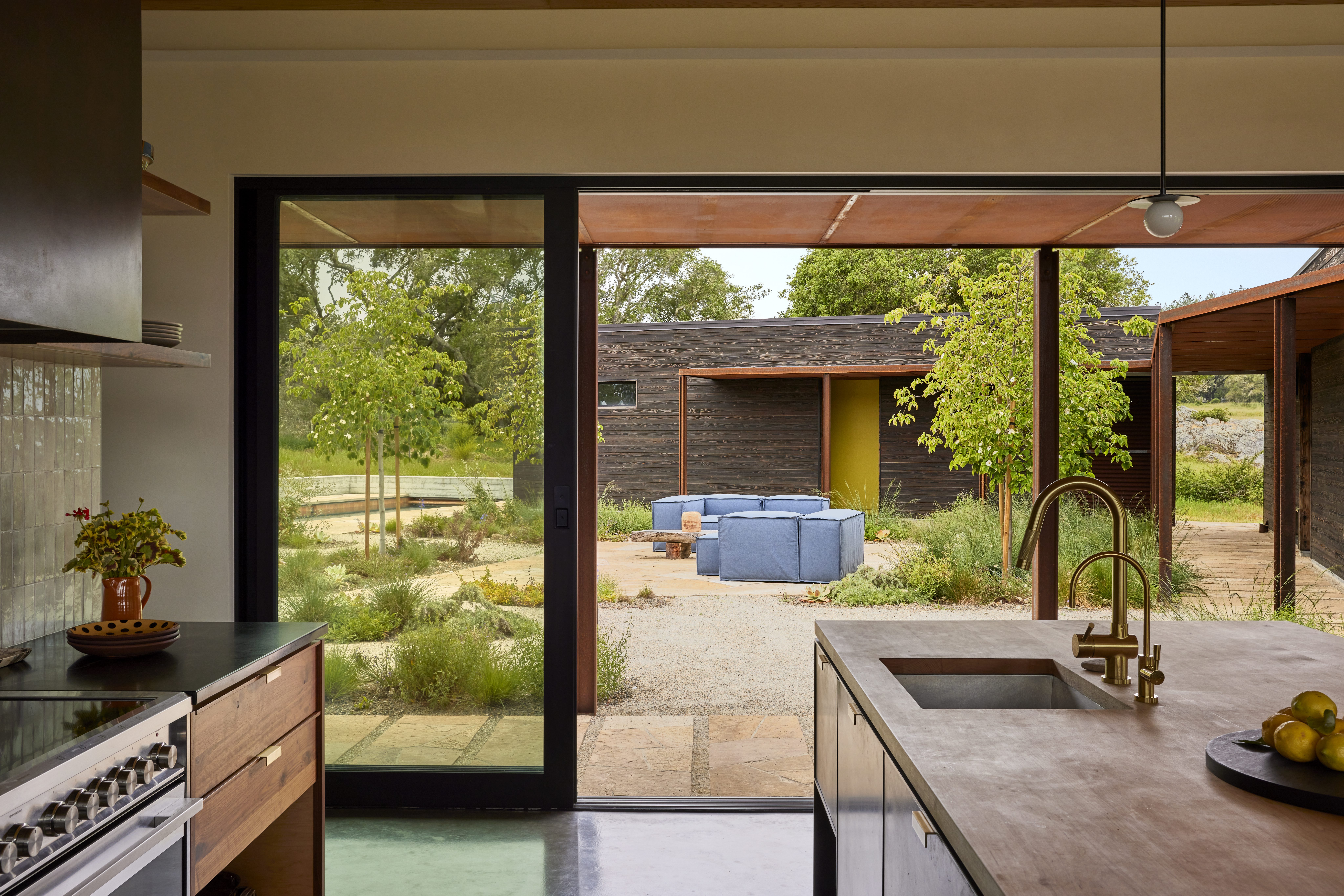 California camp Occidental outdoor area