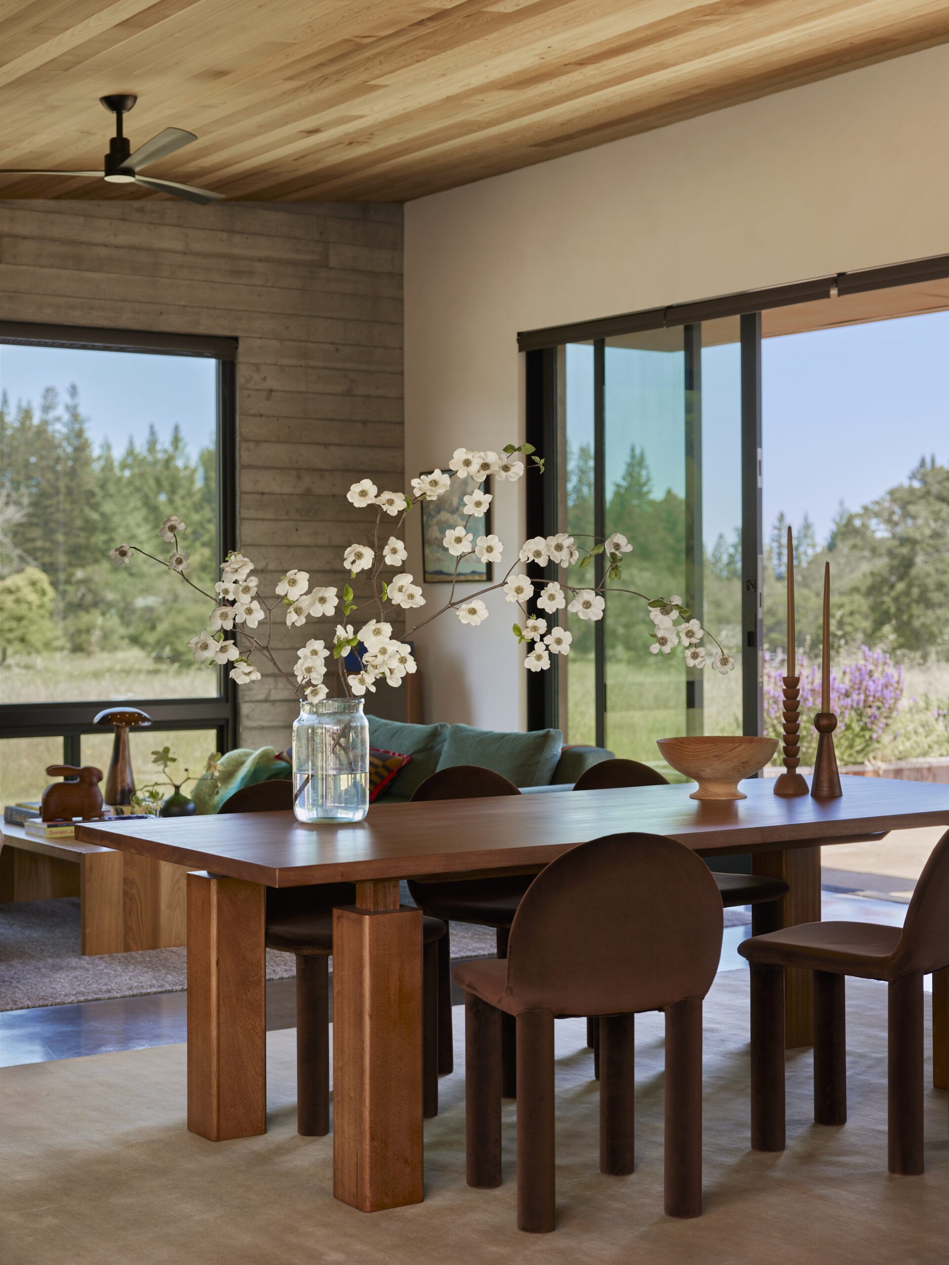 California camp dining room table