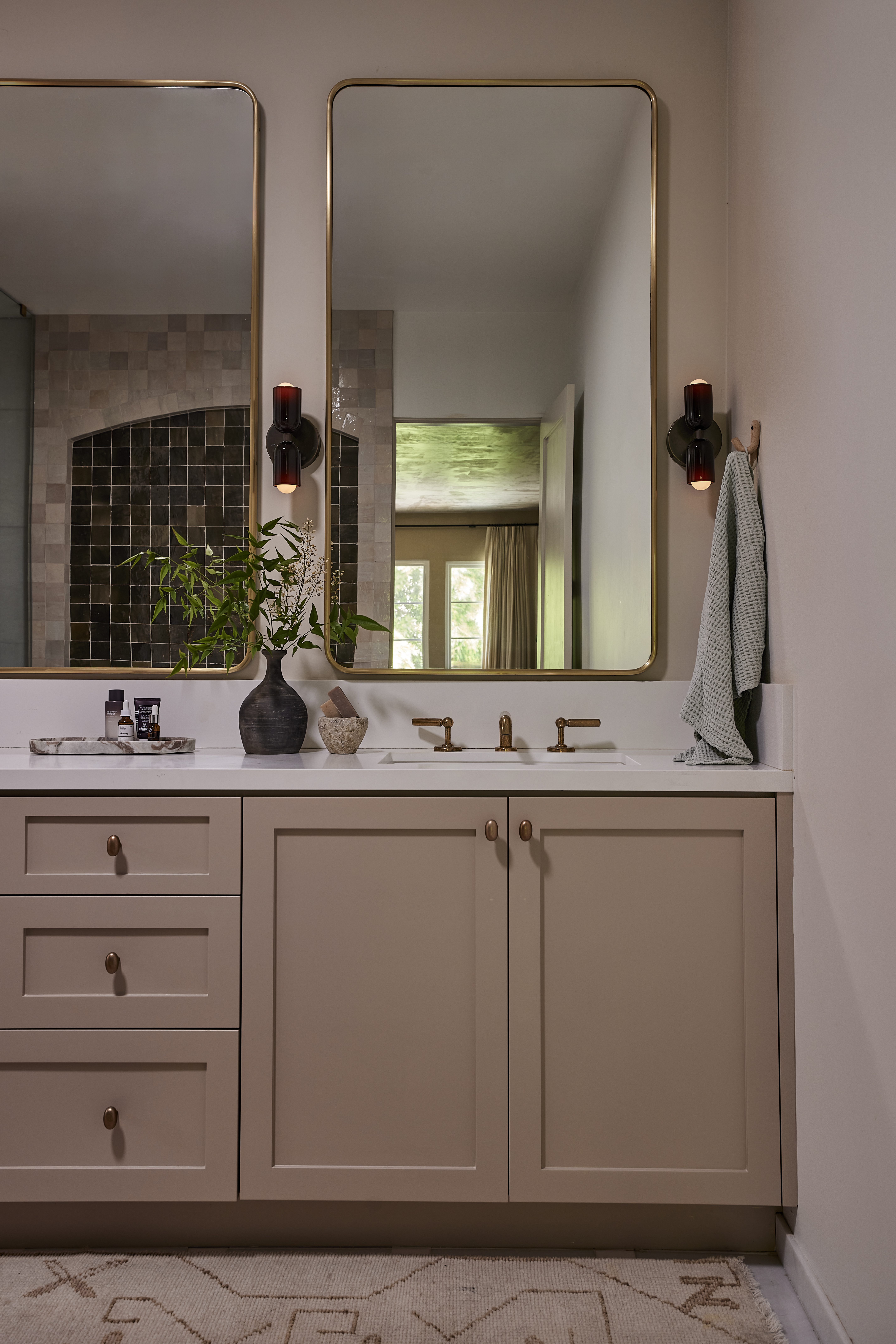 Bathroom double vanity
