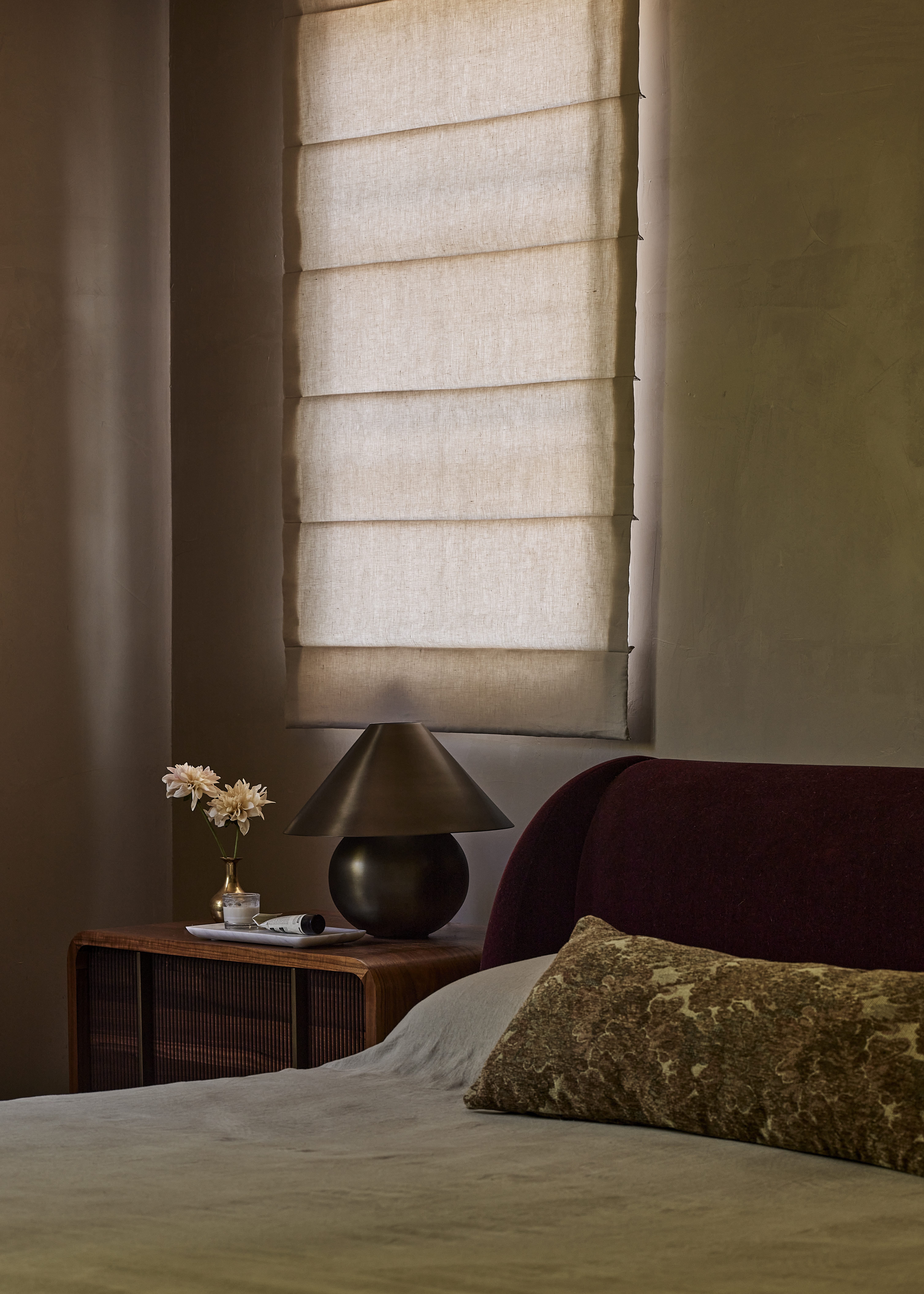 Side table details bedroom