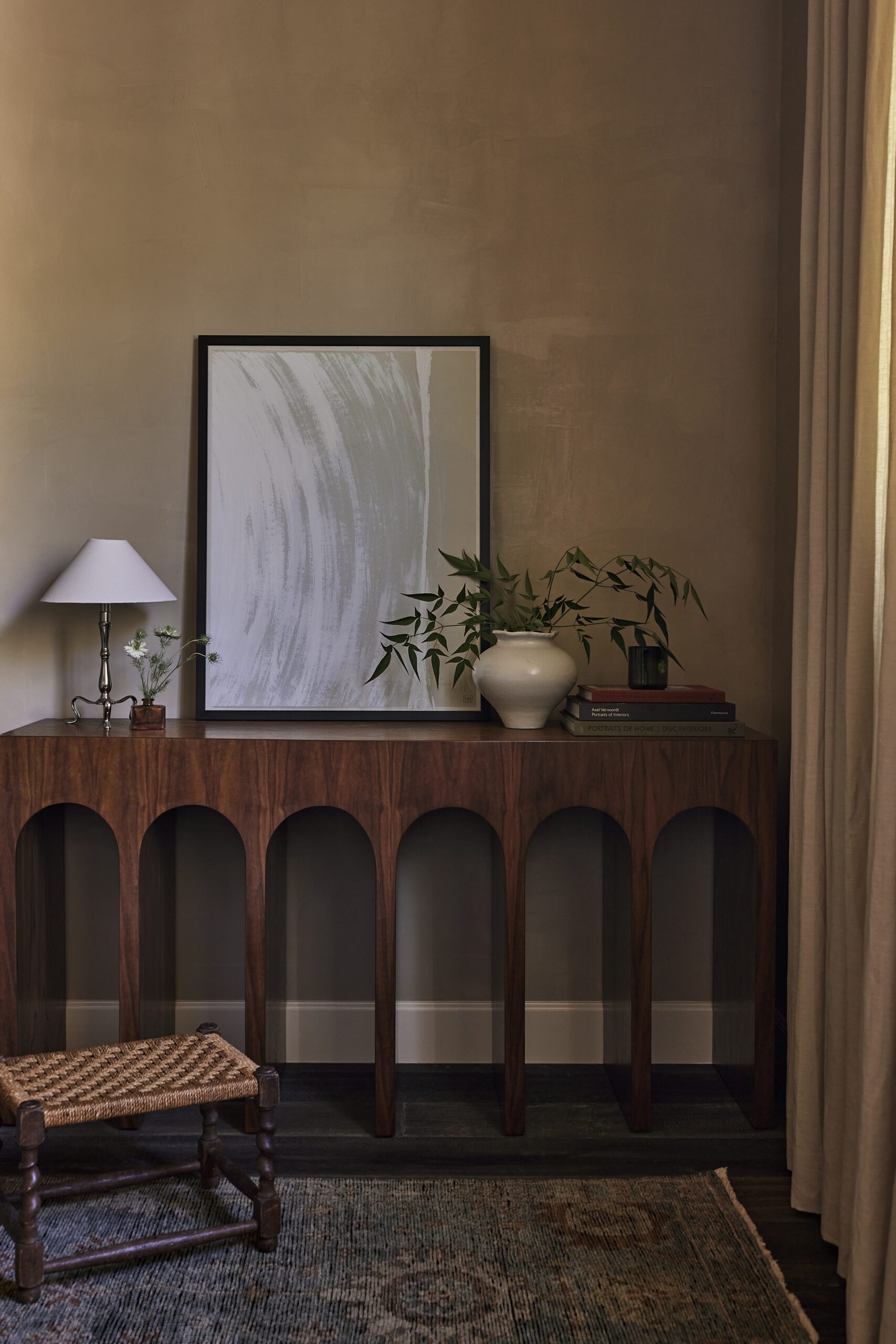 Vintage console table