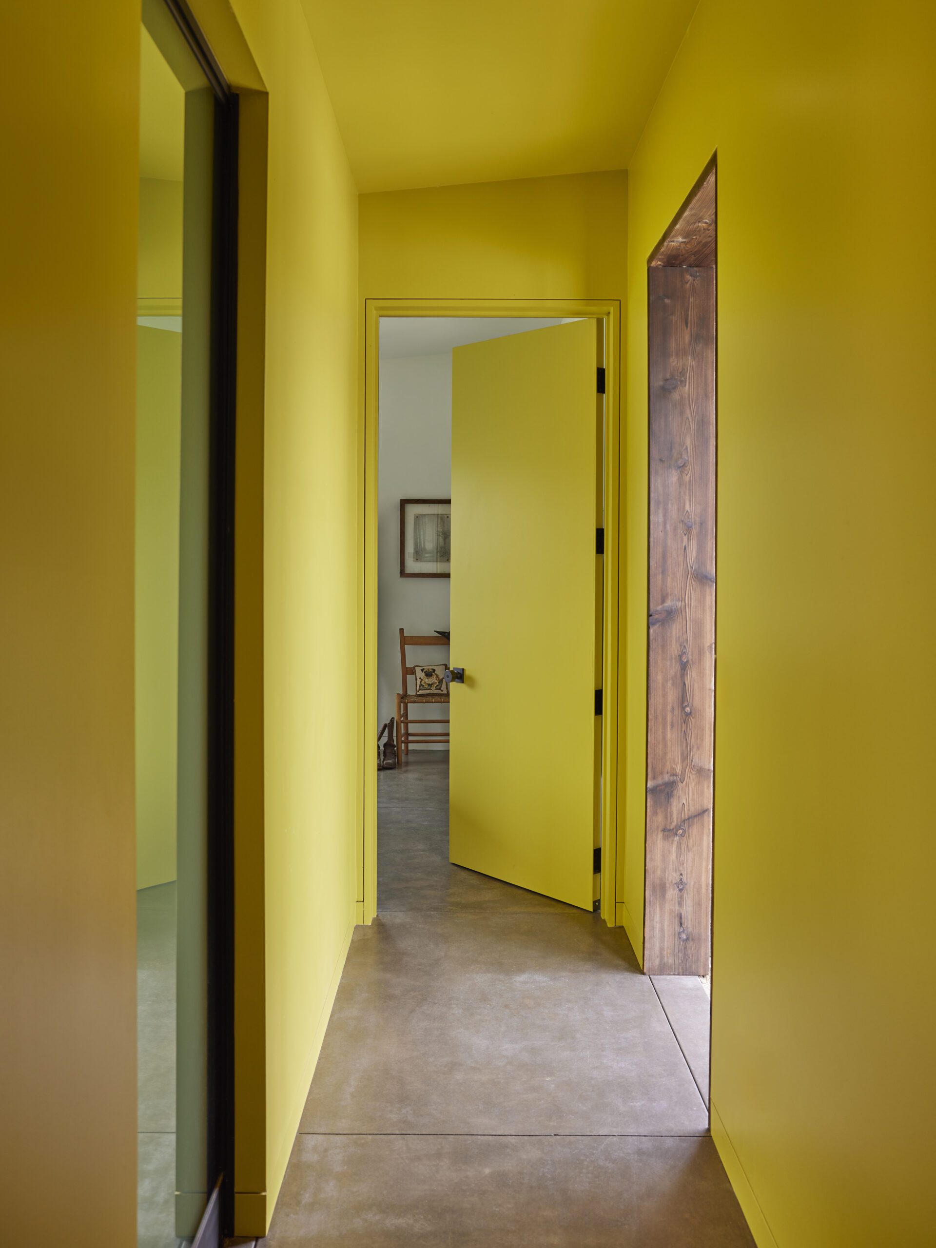 Yellow hallway color inspiration