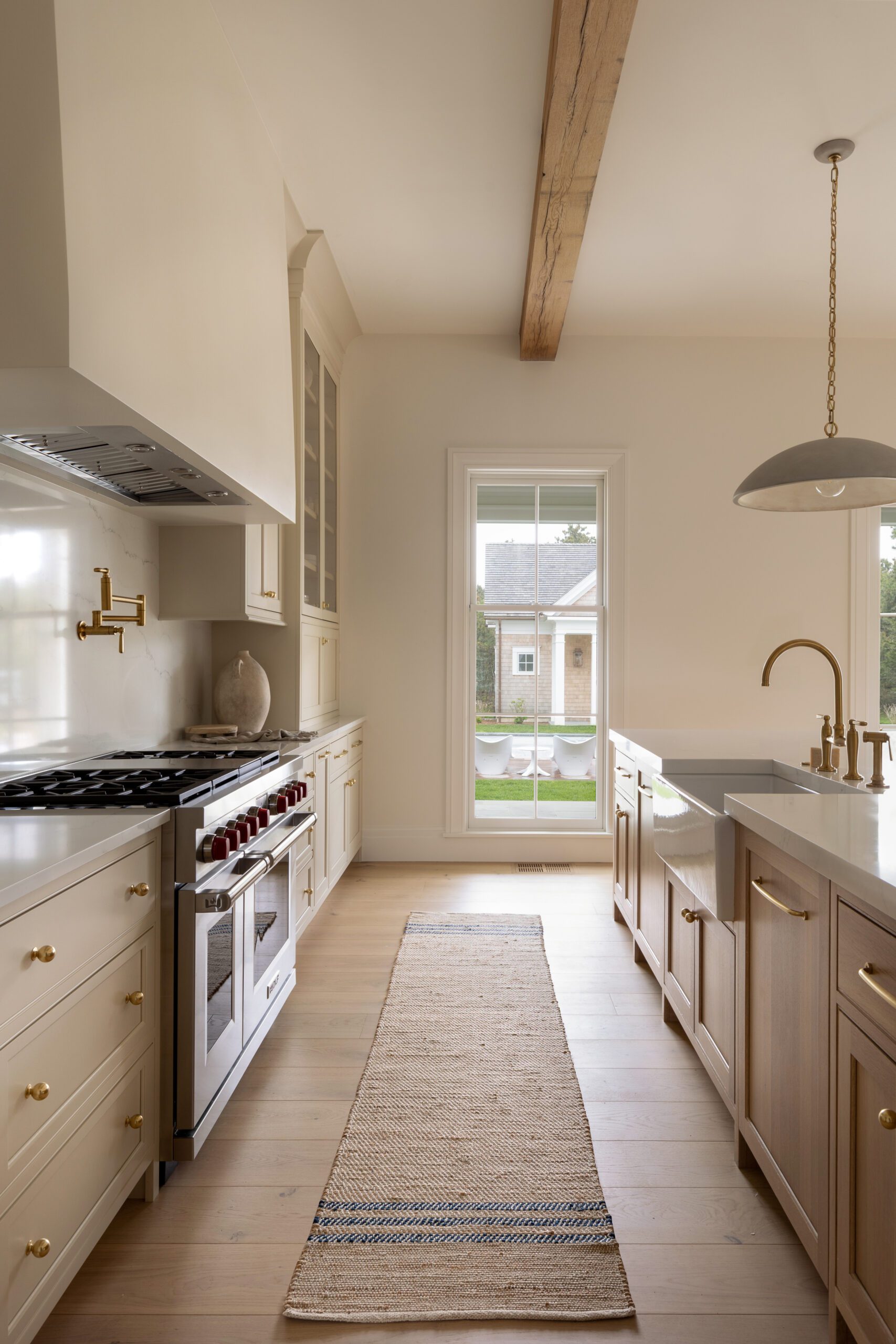 Benjamin Moore Creamy White kitchen cabinets