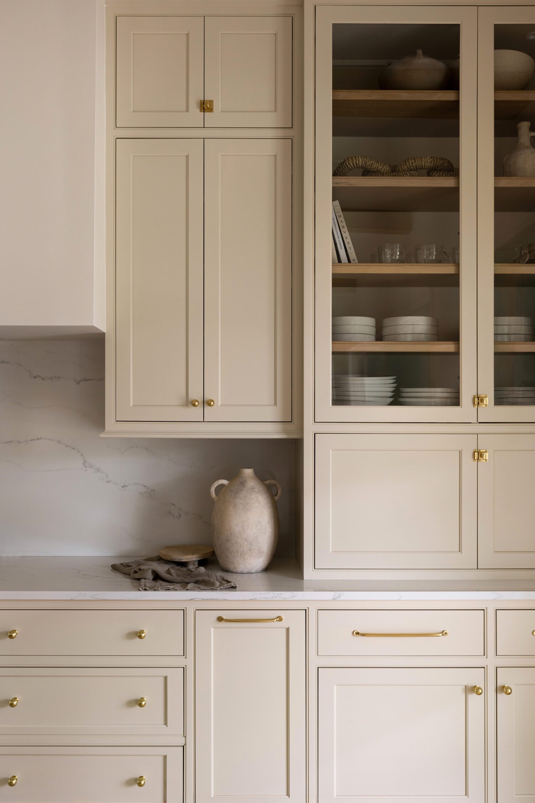Benjamin Moore Creamy White kitchen cabinets