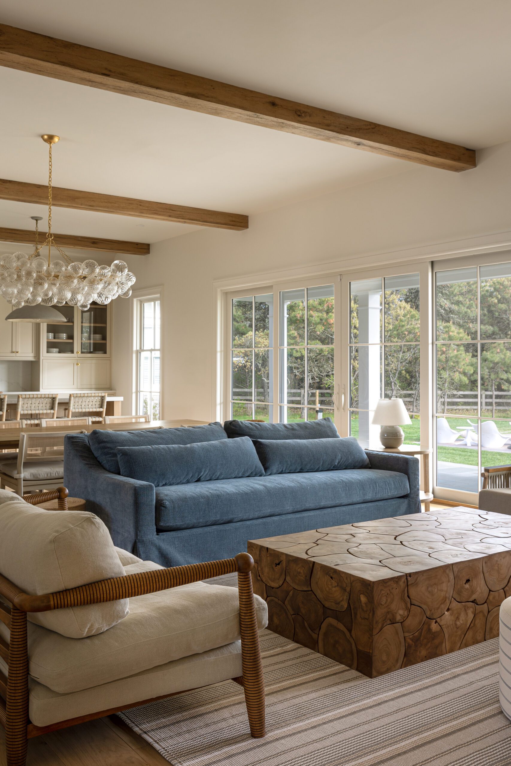 Coastal living room Martha's Vineyard