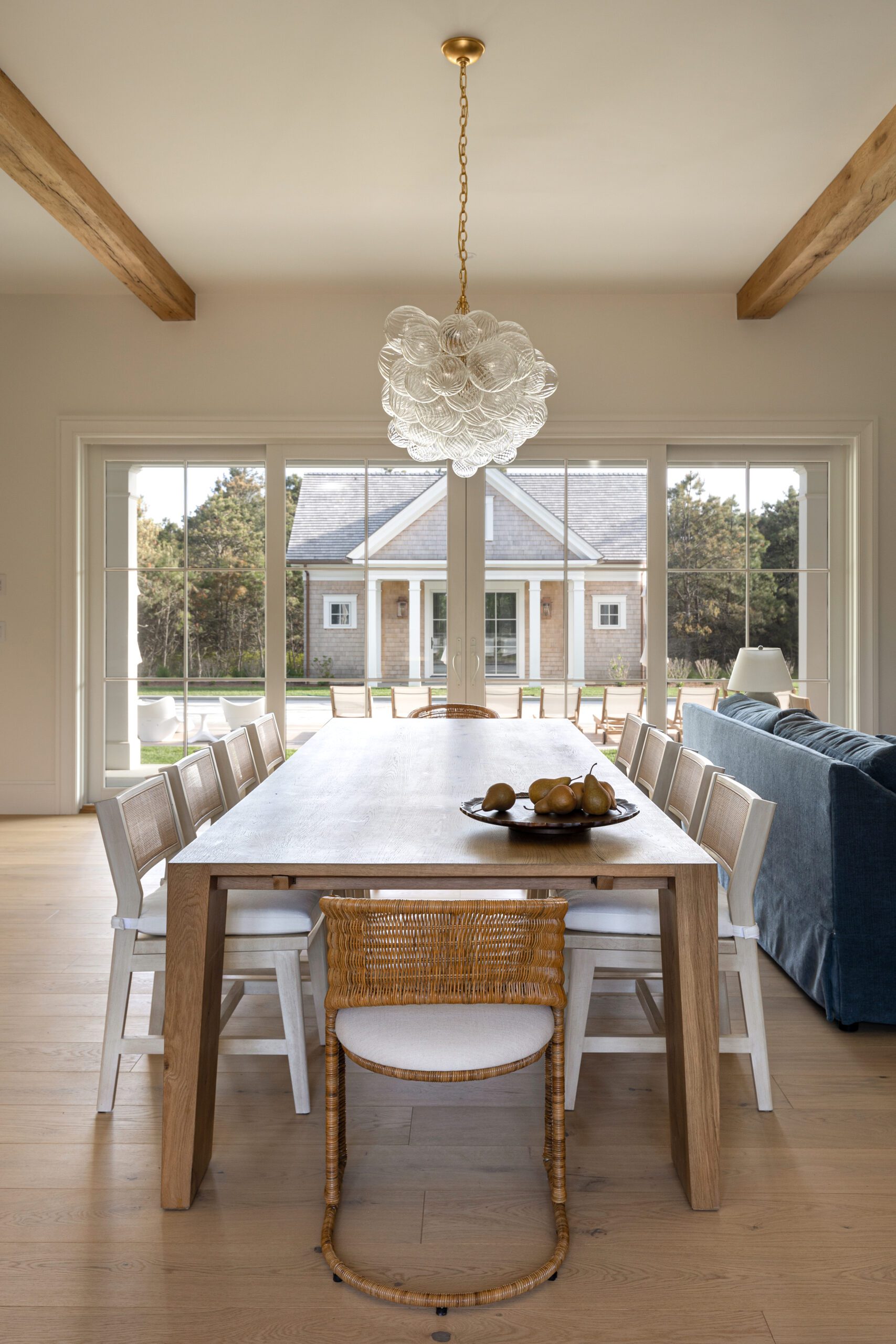 Coastal dining room Martha's Vineyard