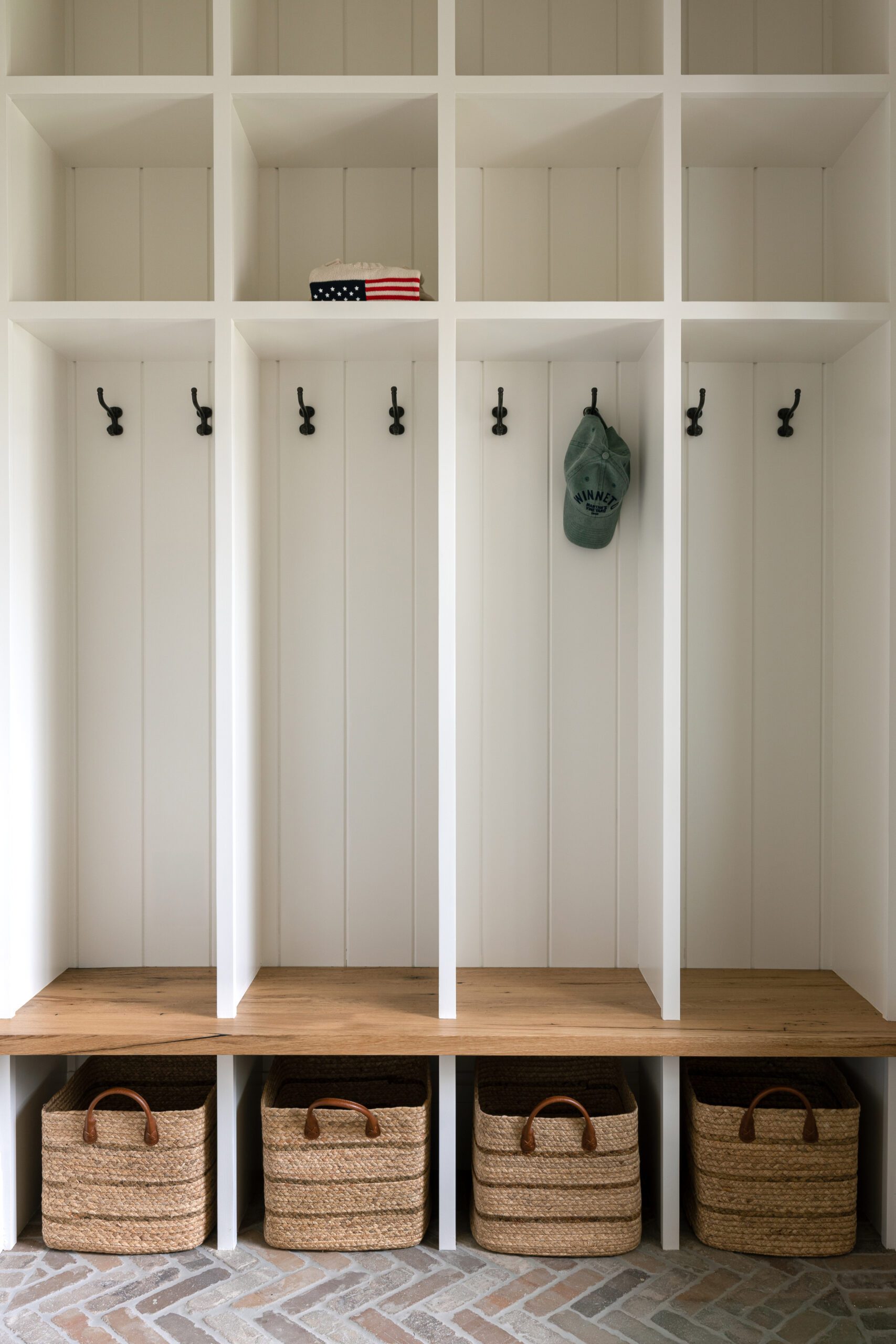 Built-in mudroom pantry