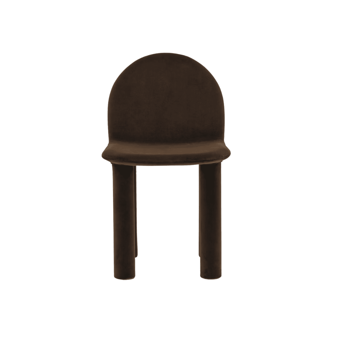 Brown dining chair