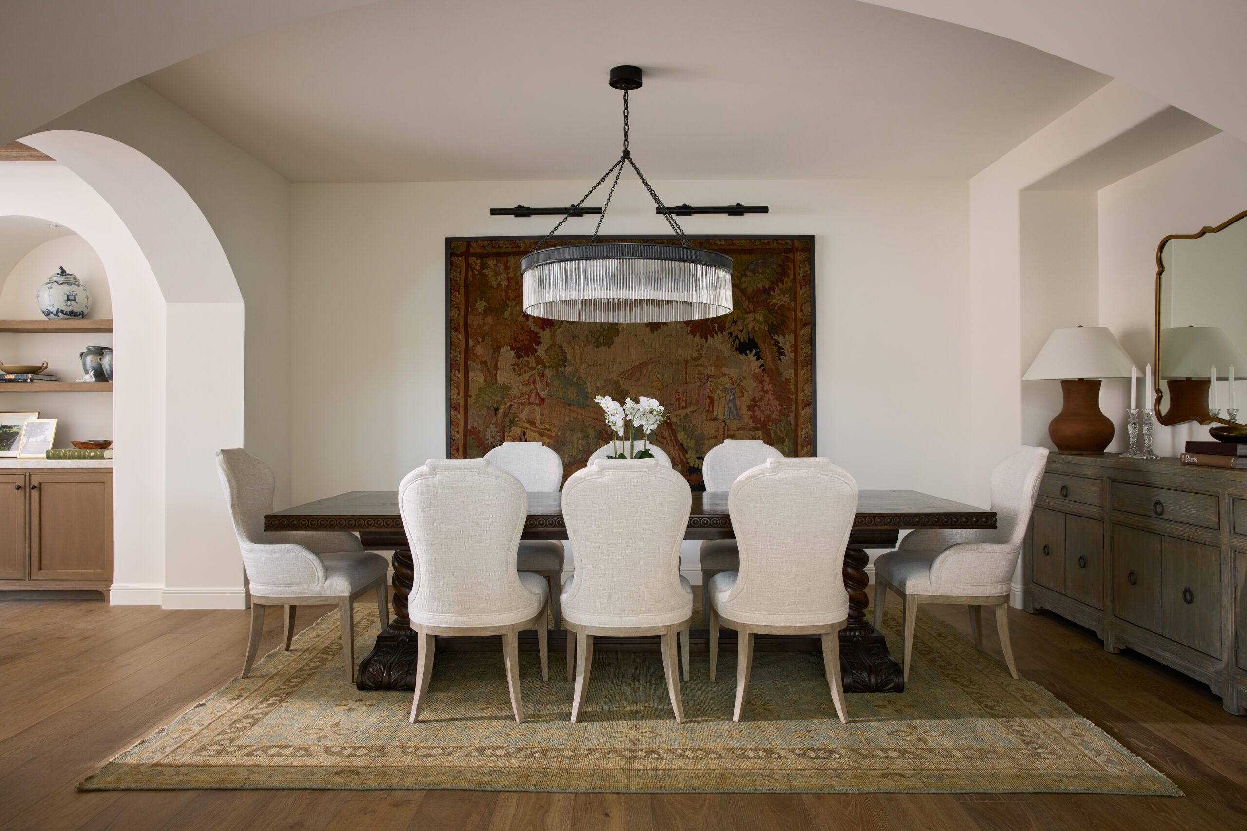 Mediterranean dining room design