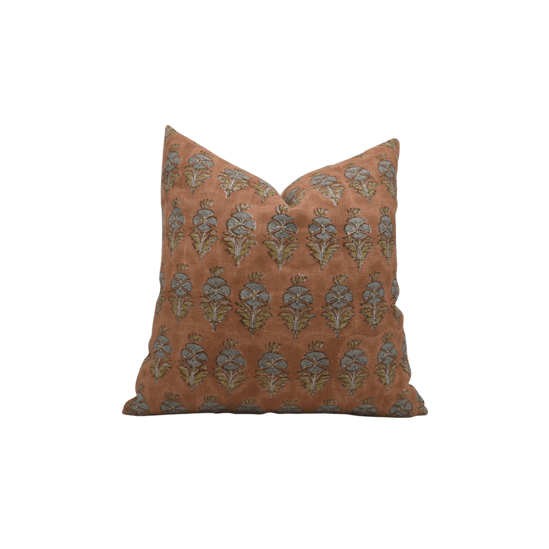 Floral printed pillow