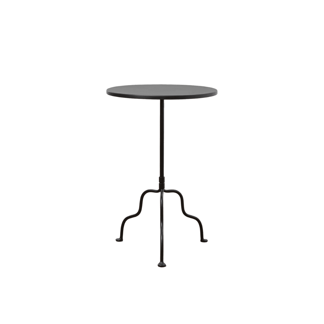 Iron side table