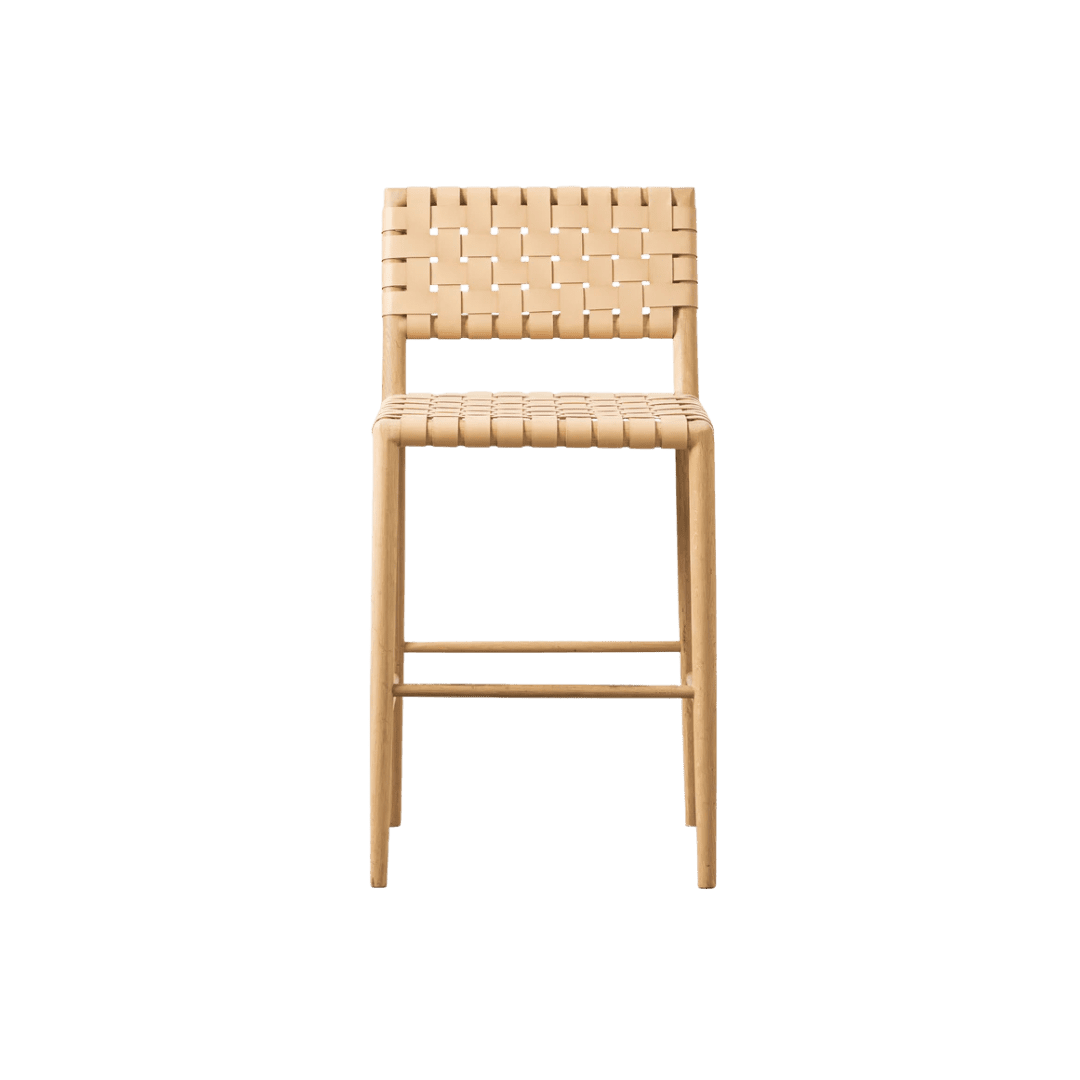 Woven counter stool