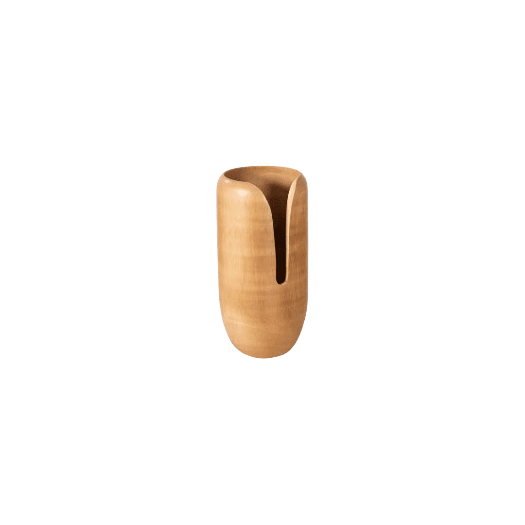 Wooden vase