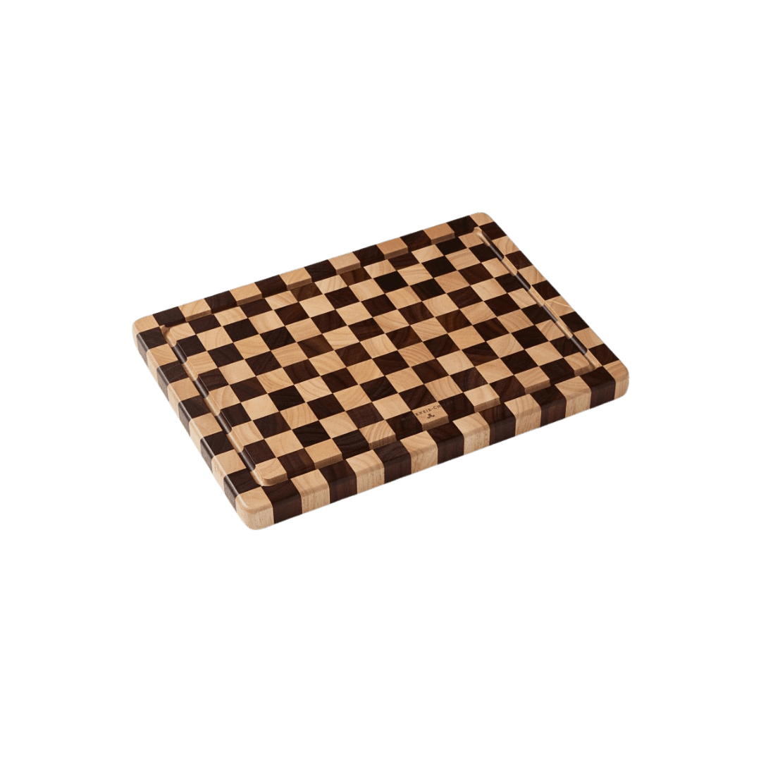 Checkered butcher block