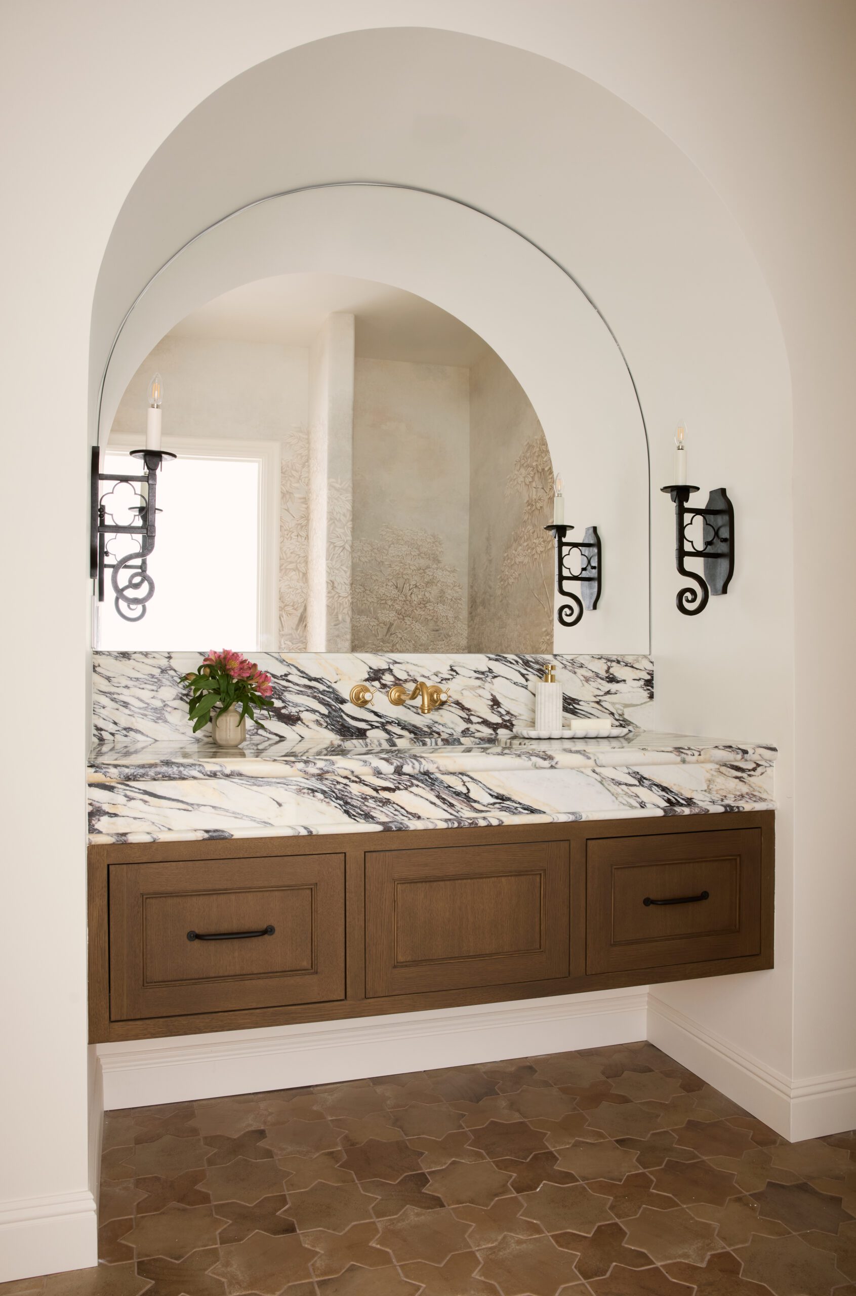 Marble vanity bathroom inspiration