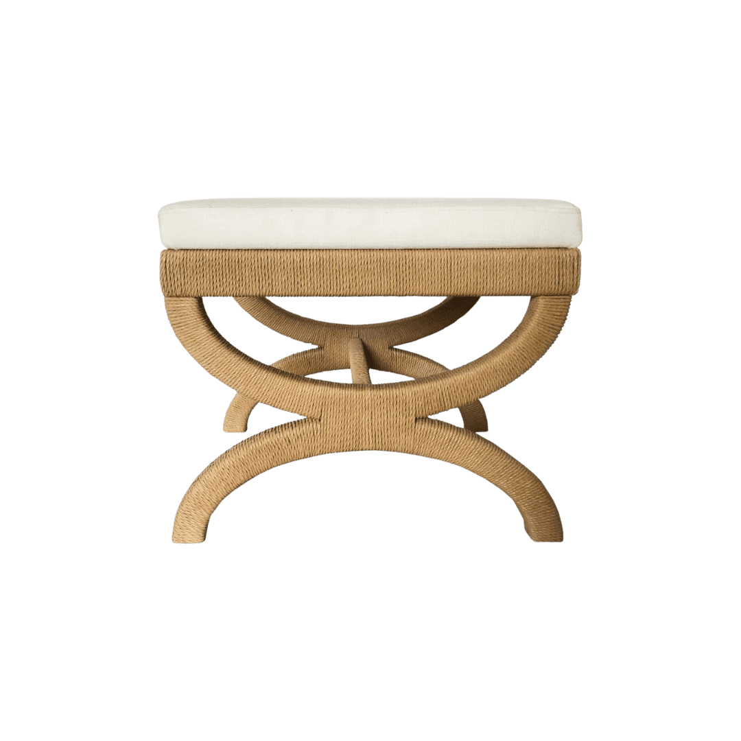 Coastal upholstered seat