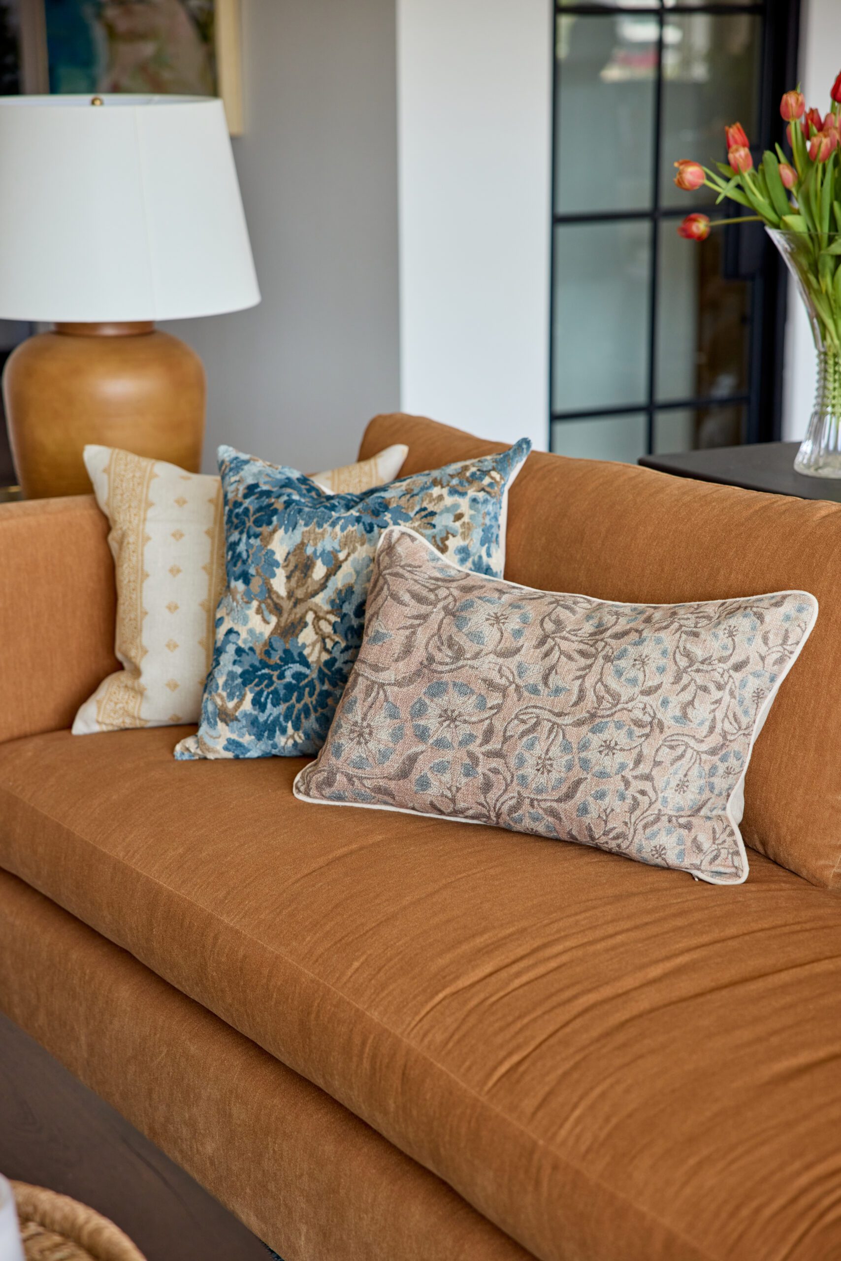 Sofa styling and textiles