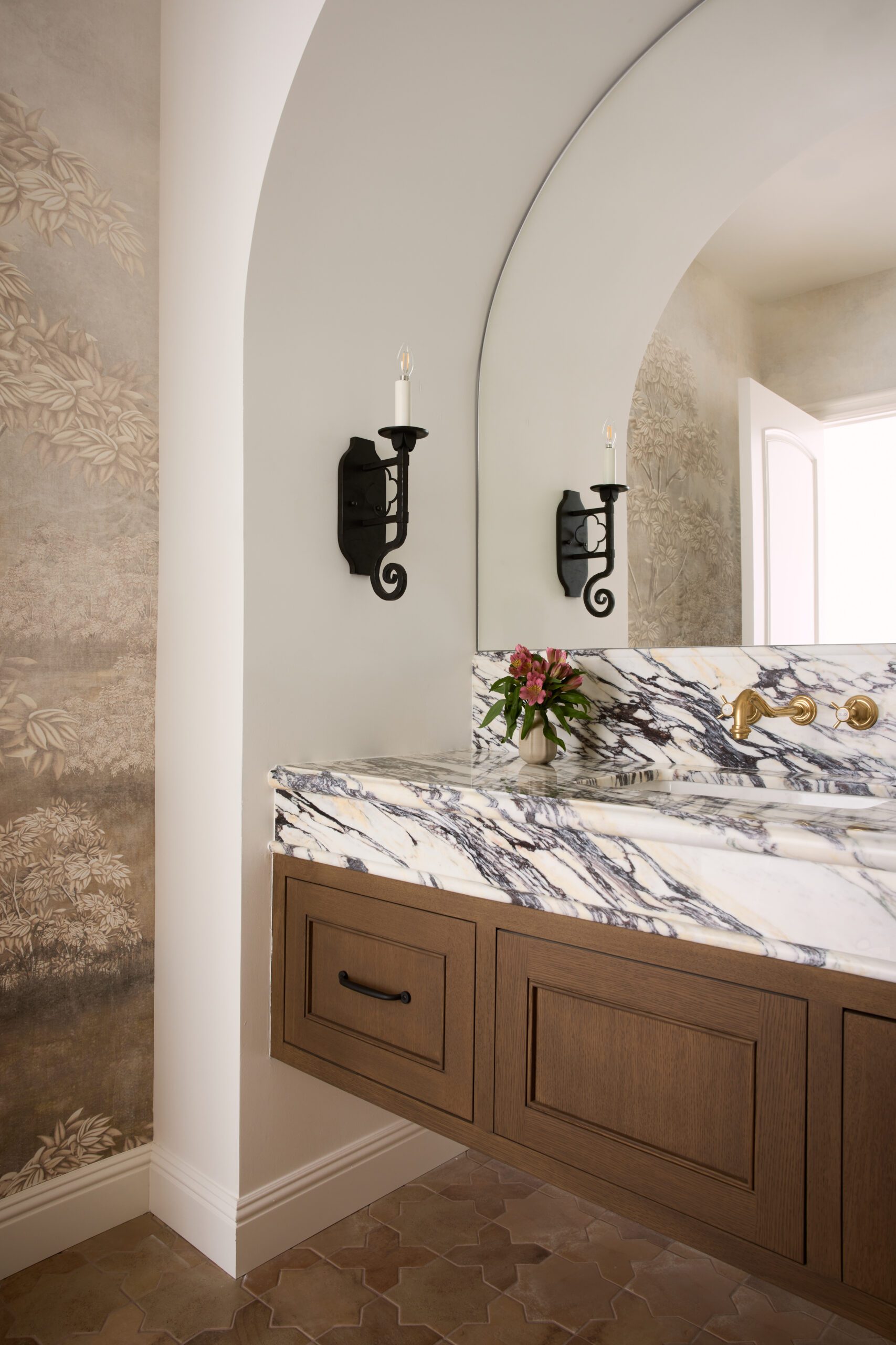 Marble vanity bathroom inspiration