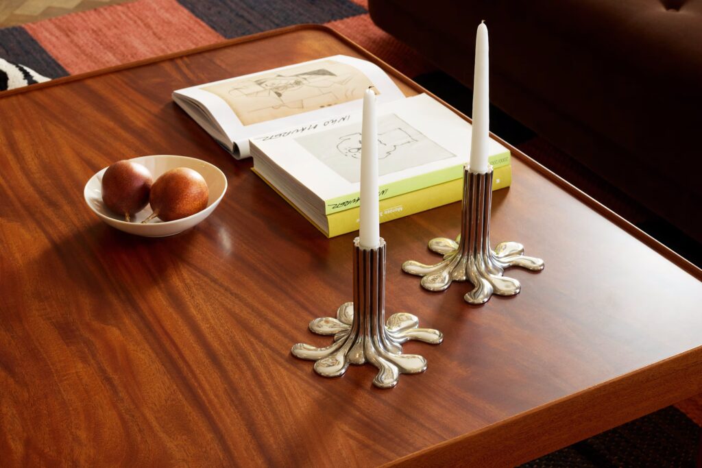 Sculptural candle holders