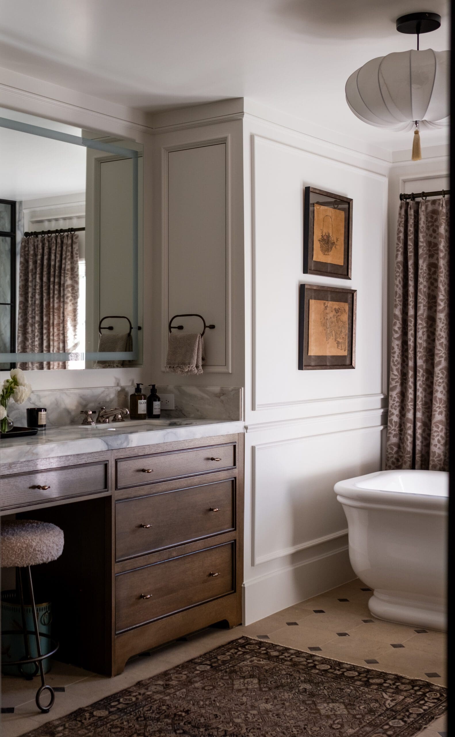 European Modern Cottage bathroom inspiration