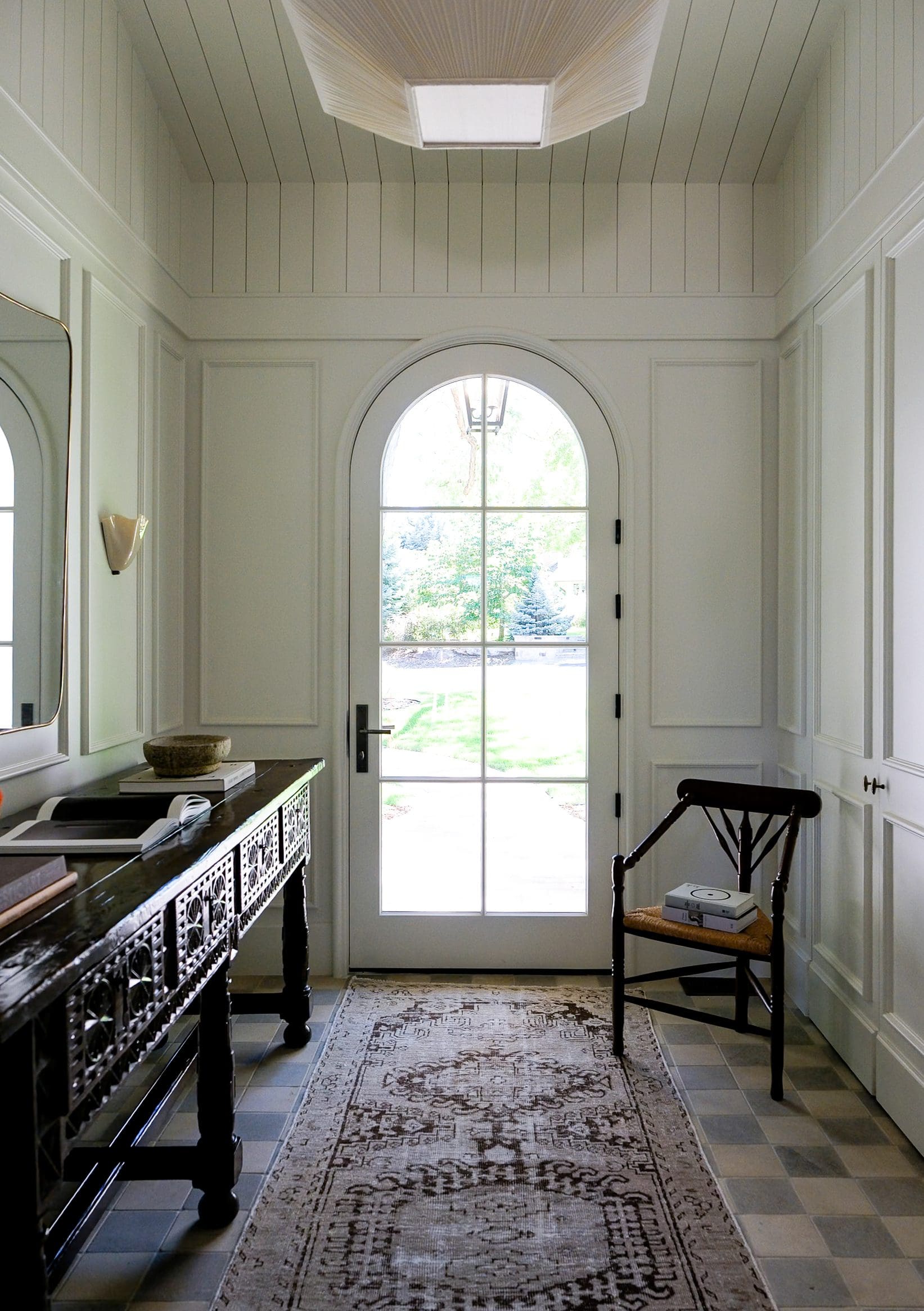 European Modern Cottage foyer inspiration