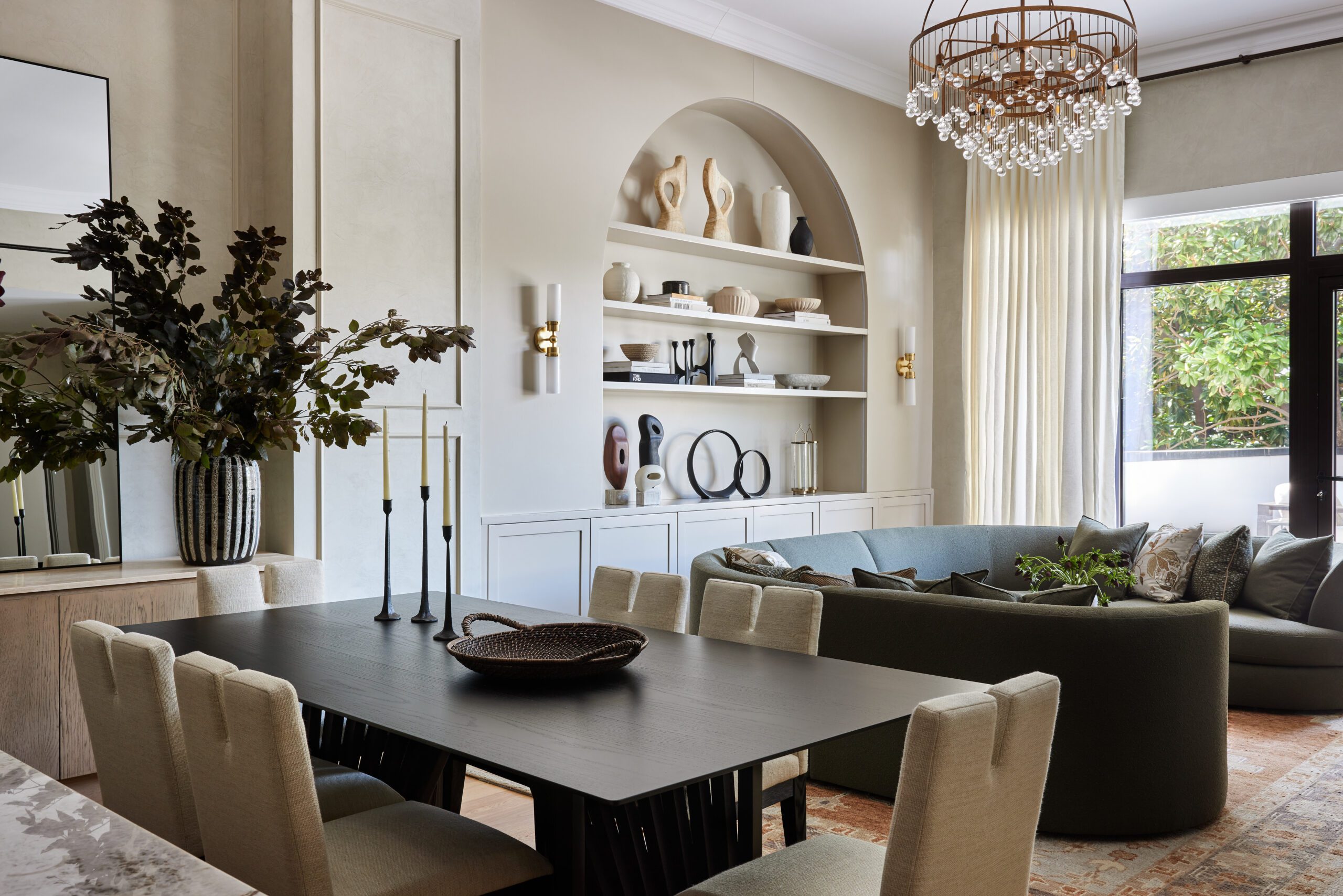 French inspired dining room