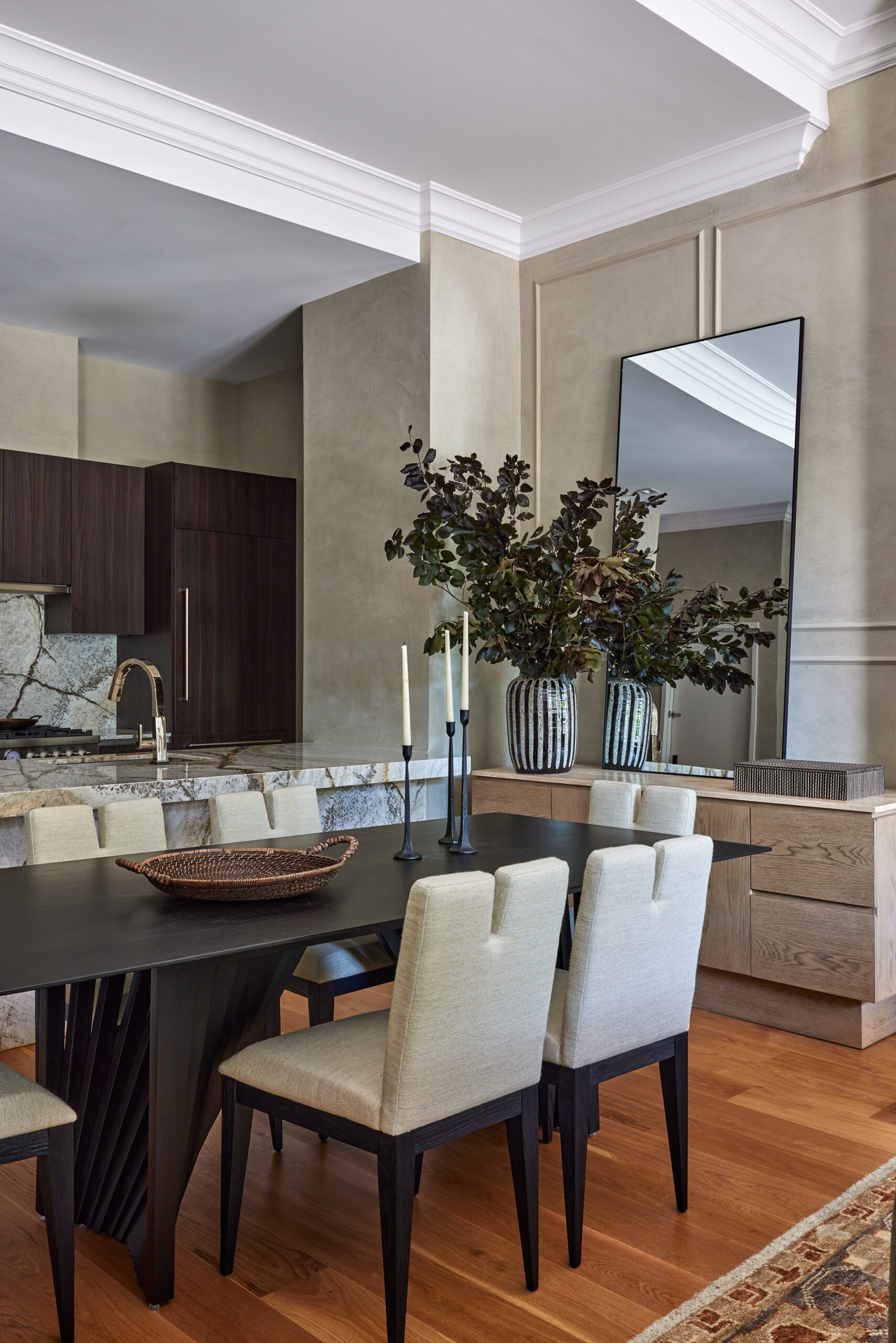 French inspired dining room