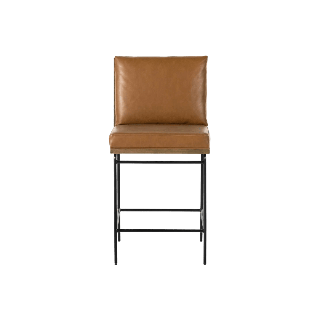 leather counter stool