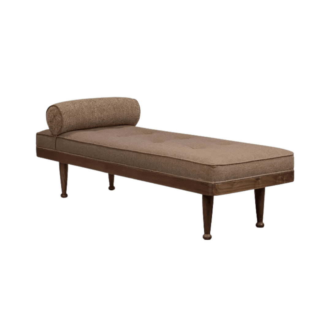 dark brown bench