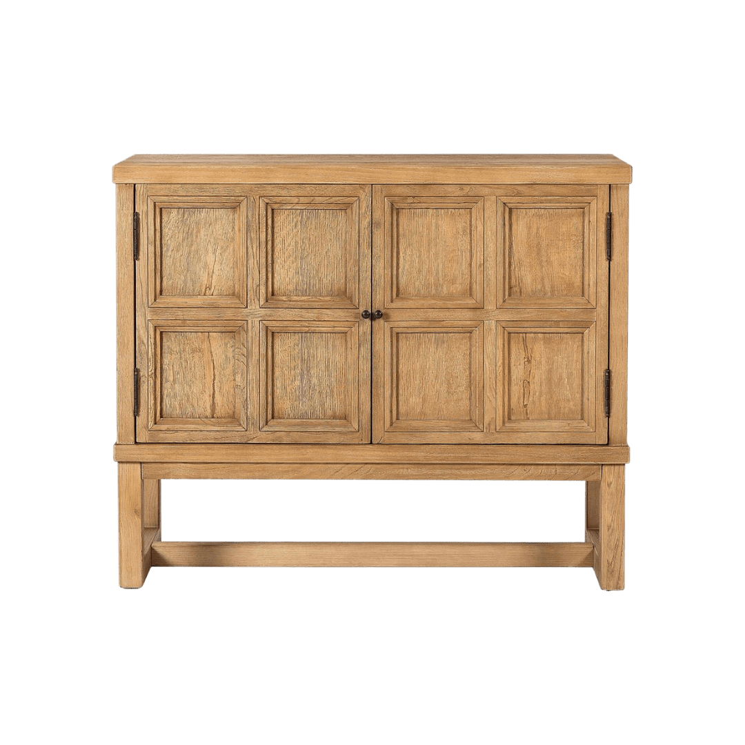 light wood oak cabinet