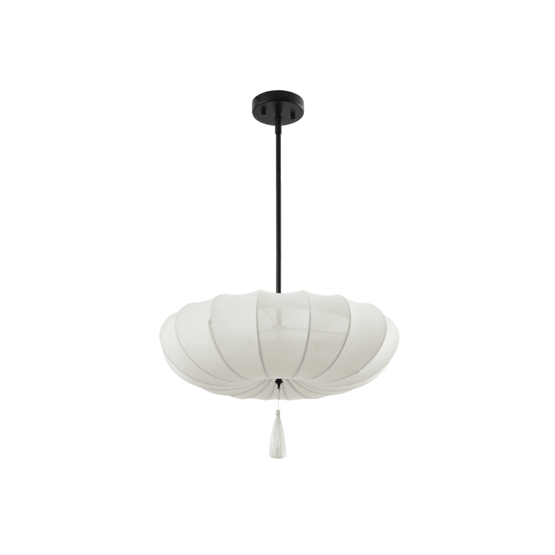 pendant light fixture with tassel