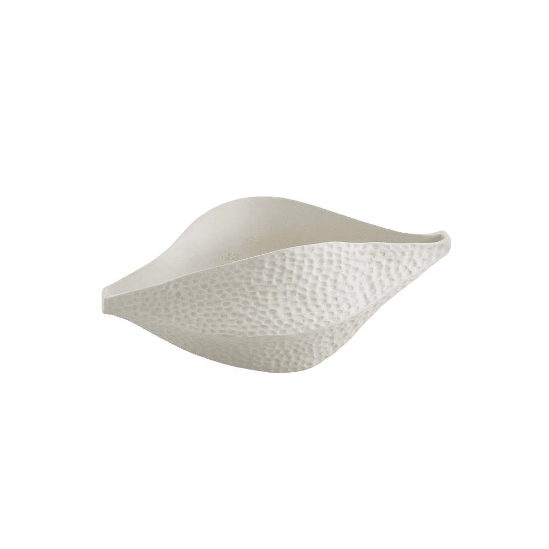 White ceramic vessel