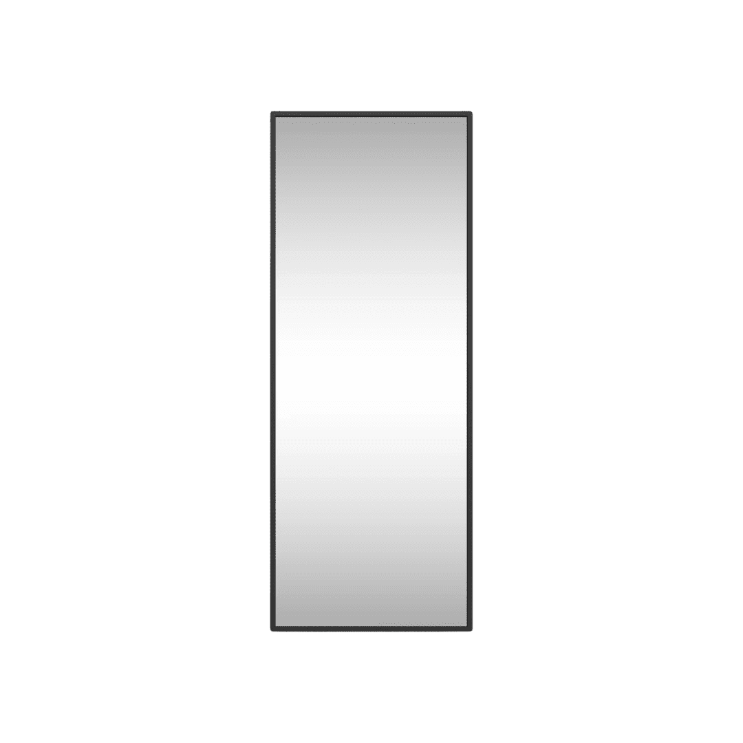 Black rectangular mirror